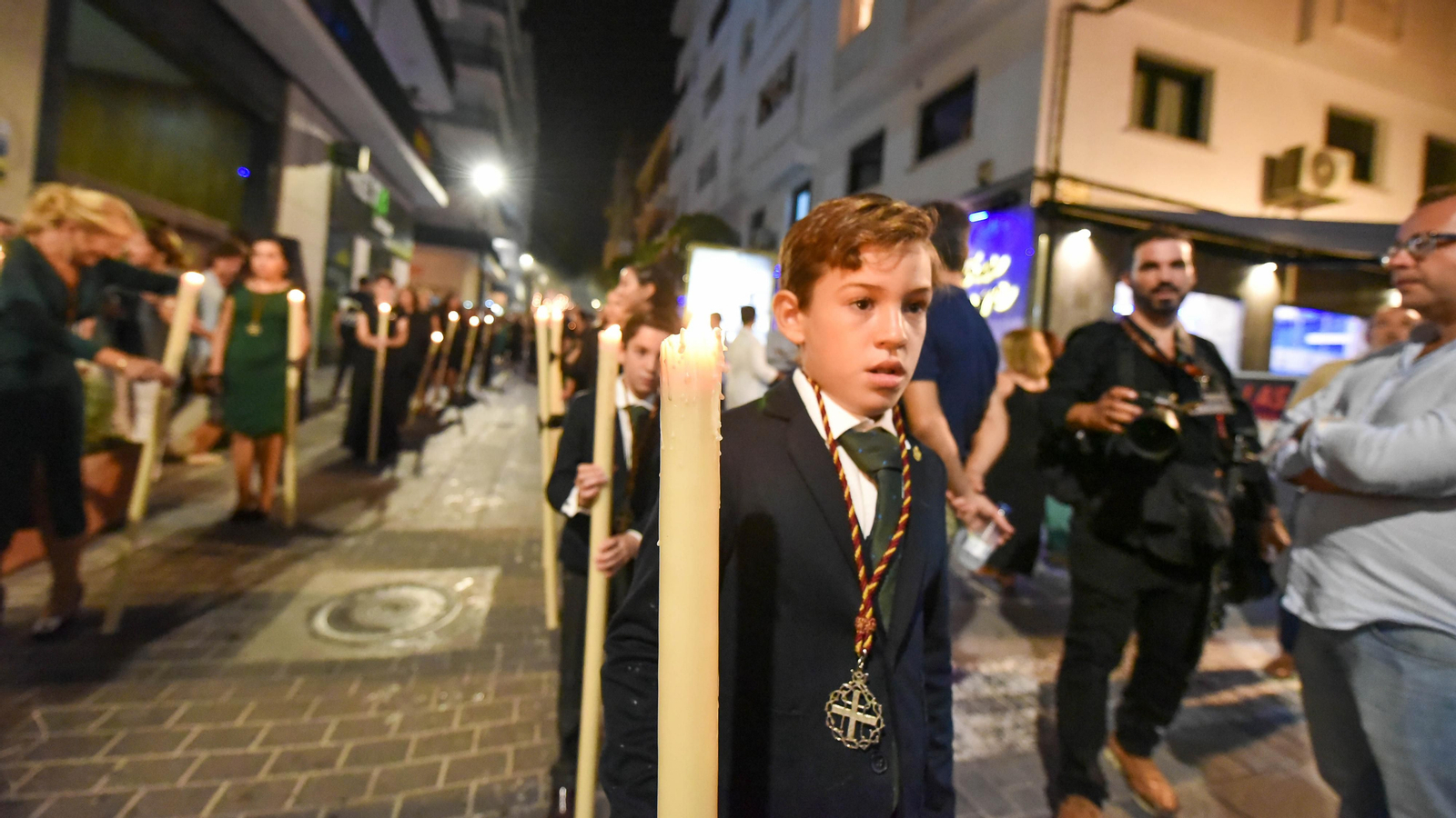 La Magna Mariana de Algeciras por la calle Convento, en imagenes