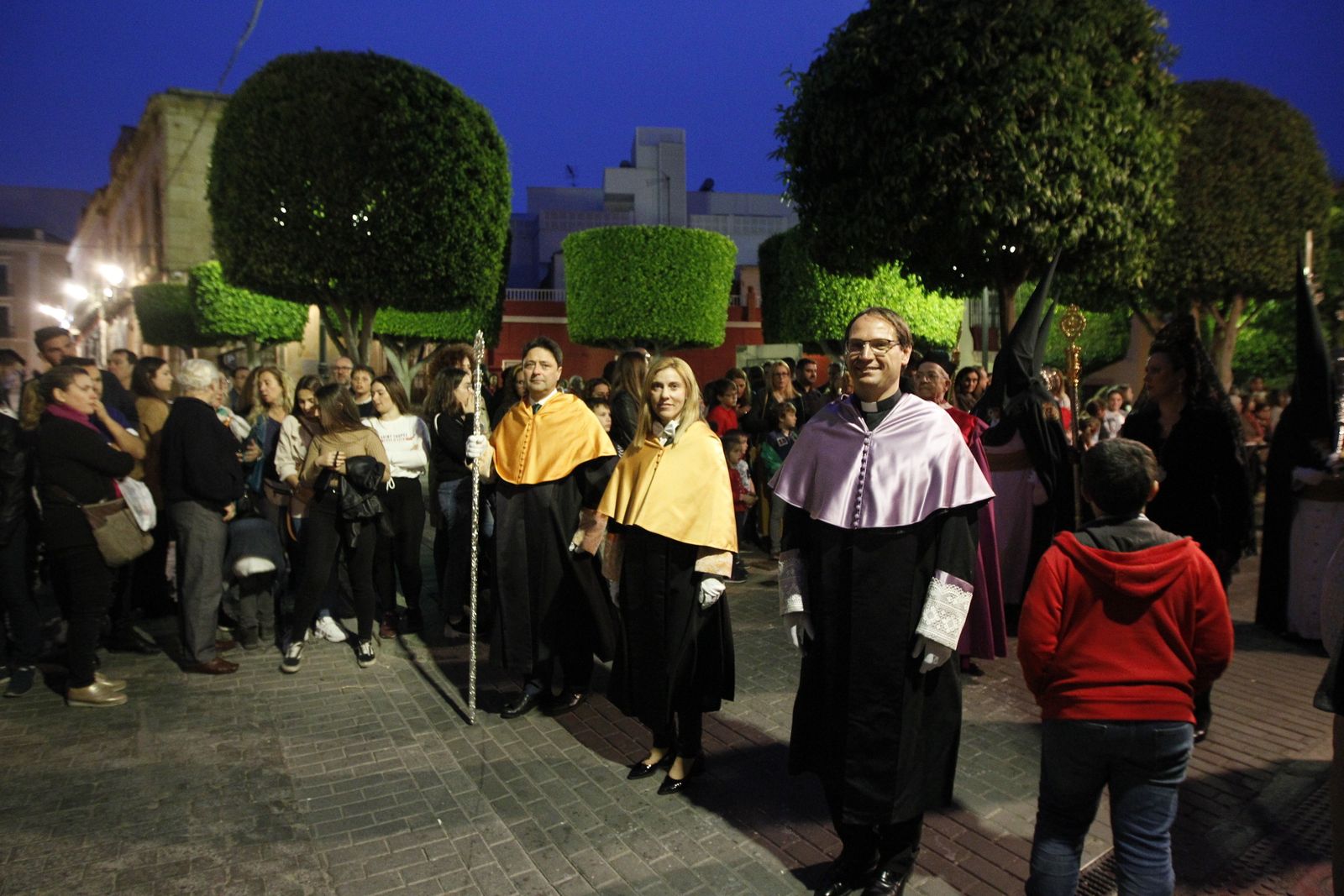 Imágenes de la Procesión de Estudiantes. Semana Santa Almería 2019
