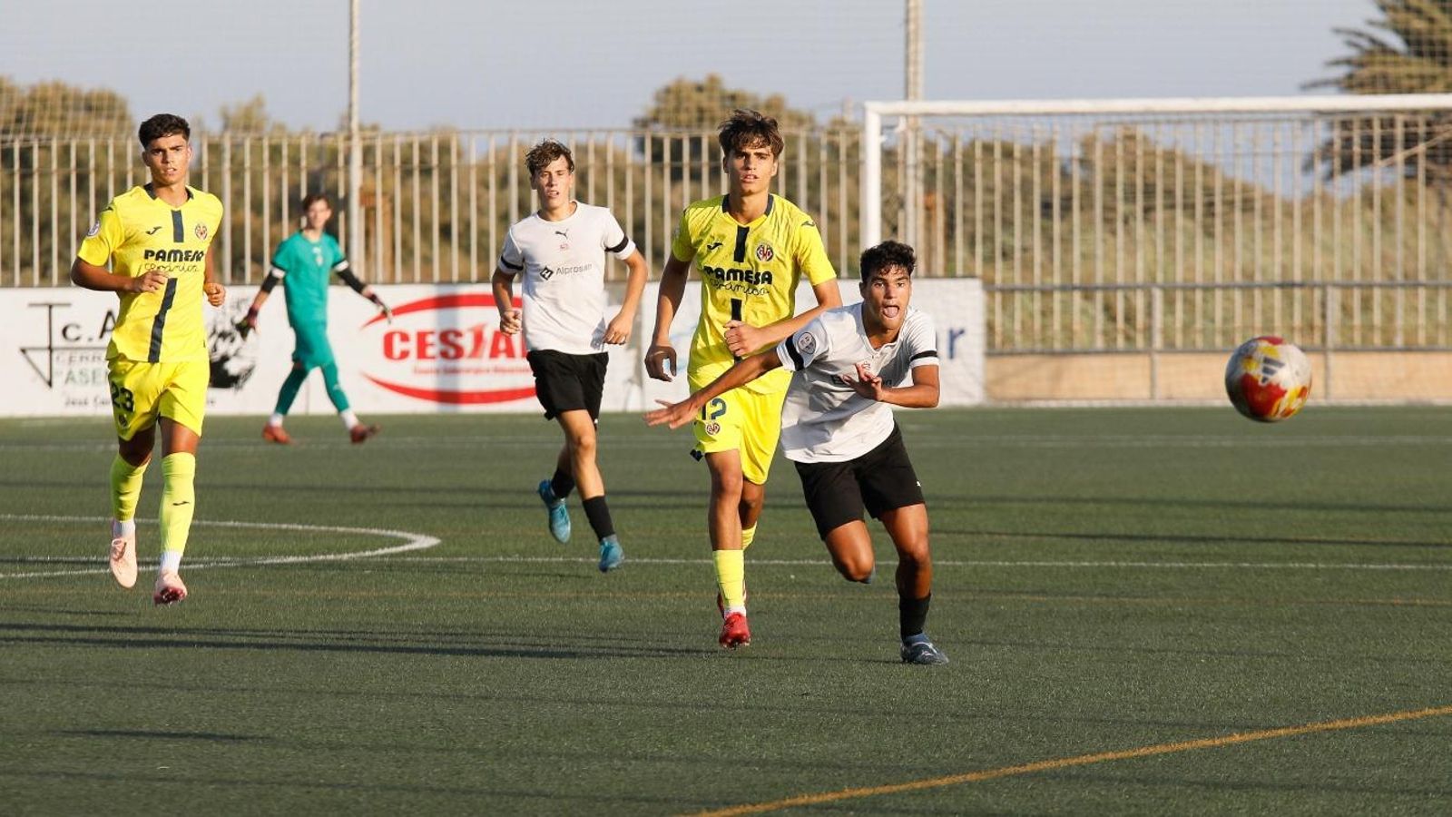Los almerienses compitieron el partido contra los castellonenses.