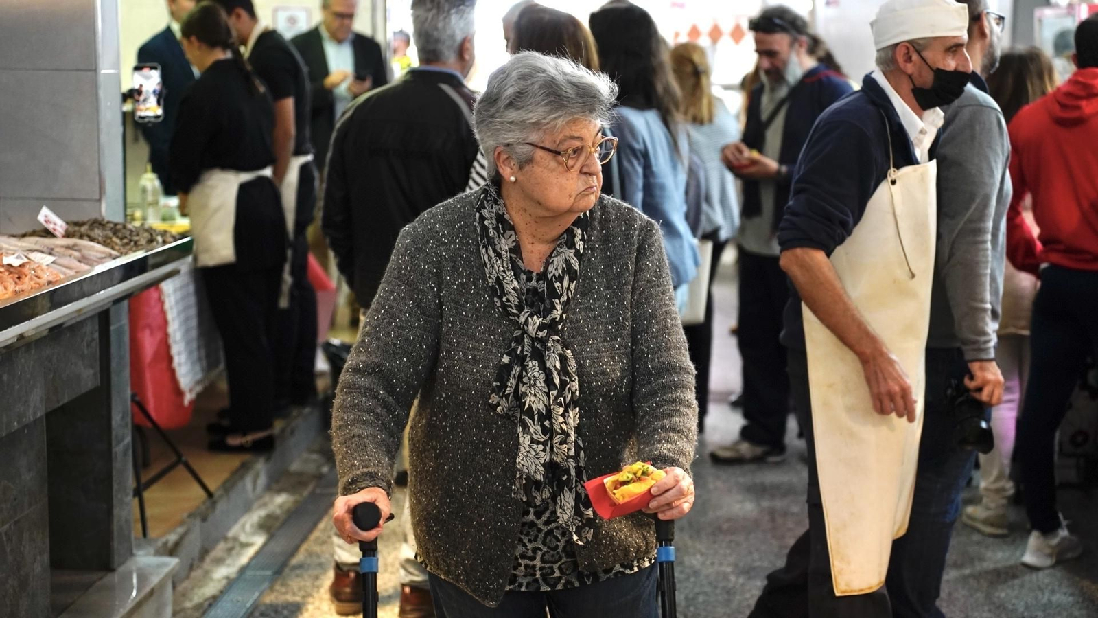 Sabores del Campo de Gibraltar: Fotos del 'show degustación' en el Mercado Ingeniero Torroja