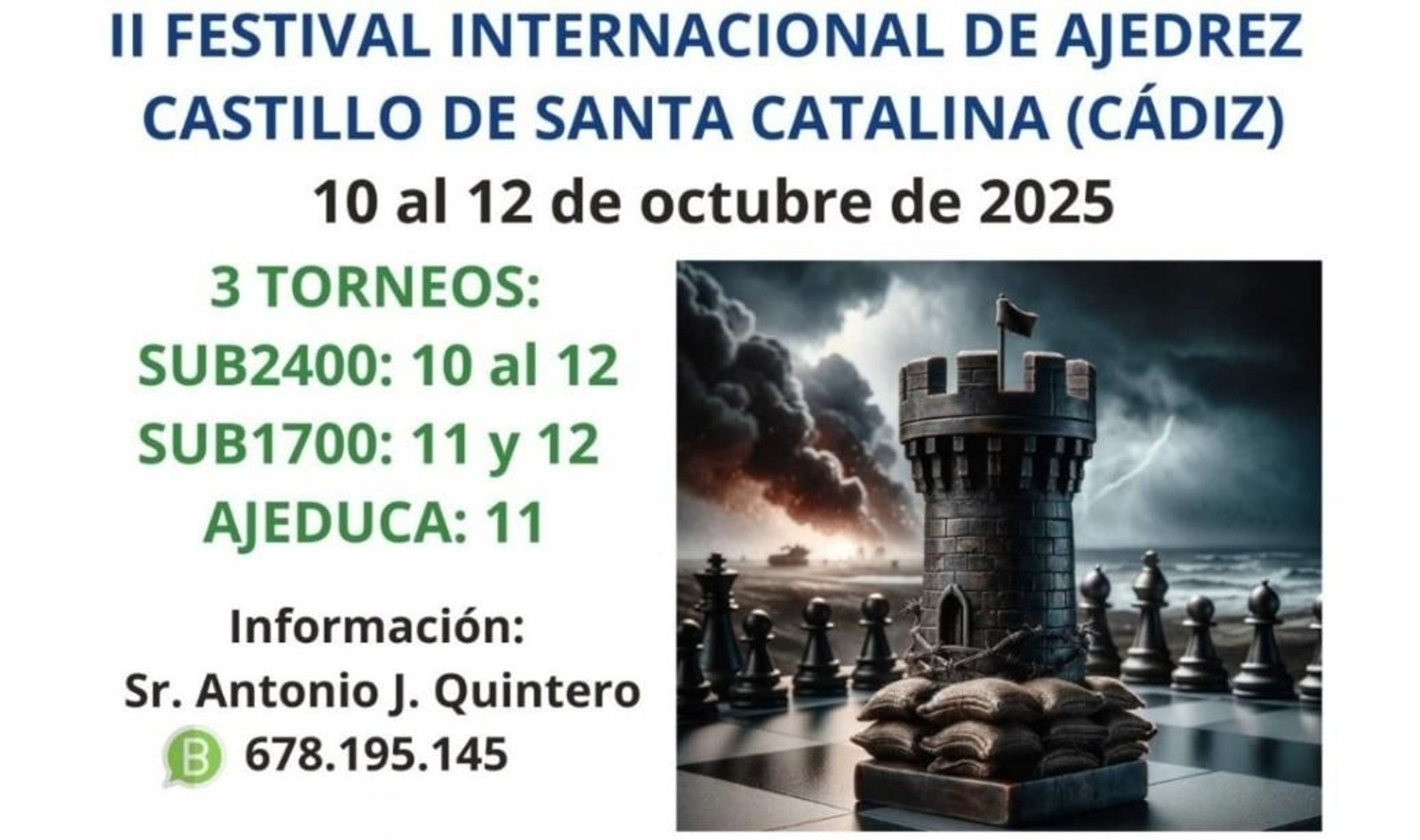 Cartel anunciador del evento.