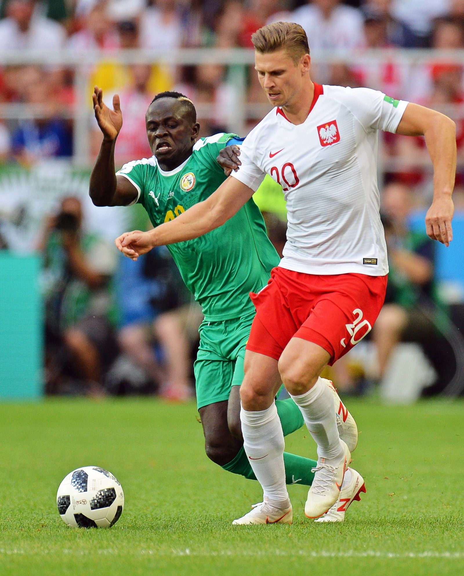 Las imágenes del Polonia-Senegal