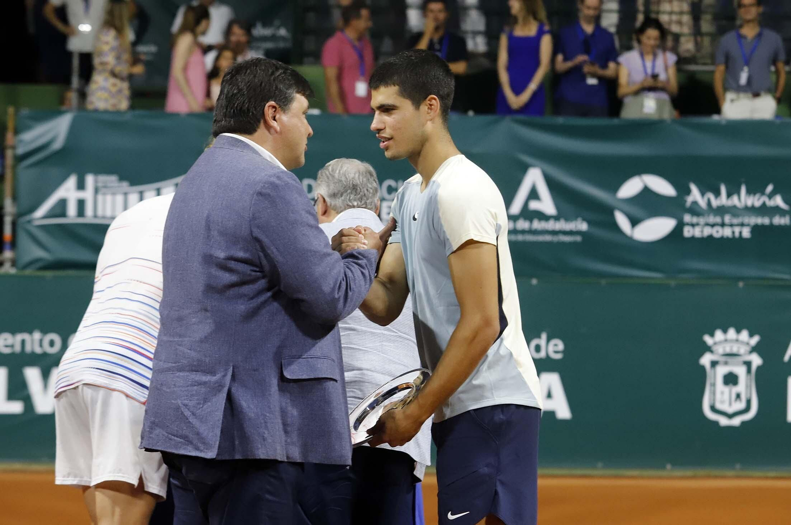 Imágenes de la final de la 97 Copa del Rey de Tenis entre Carlos Alcaraz y Davidovich
