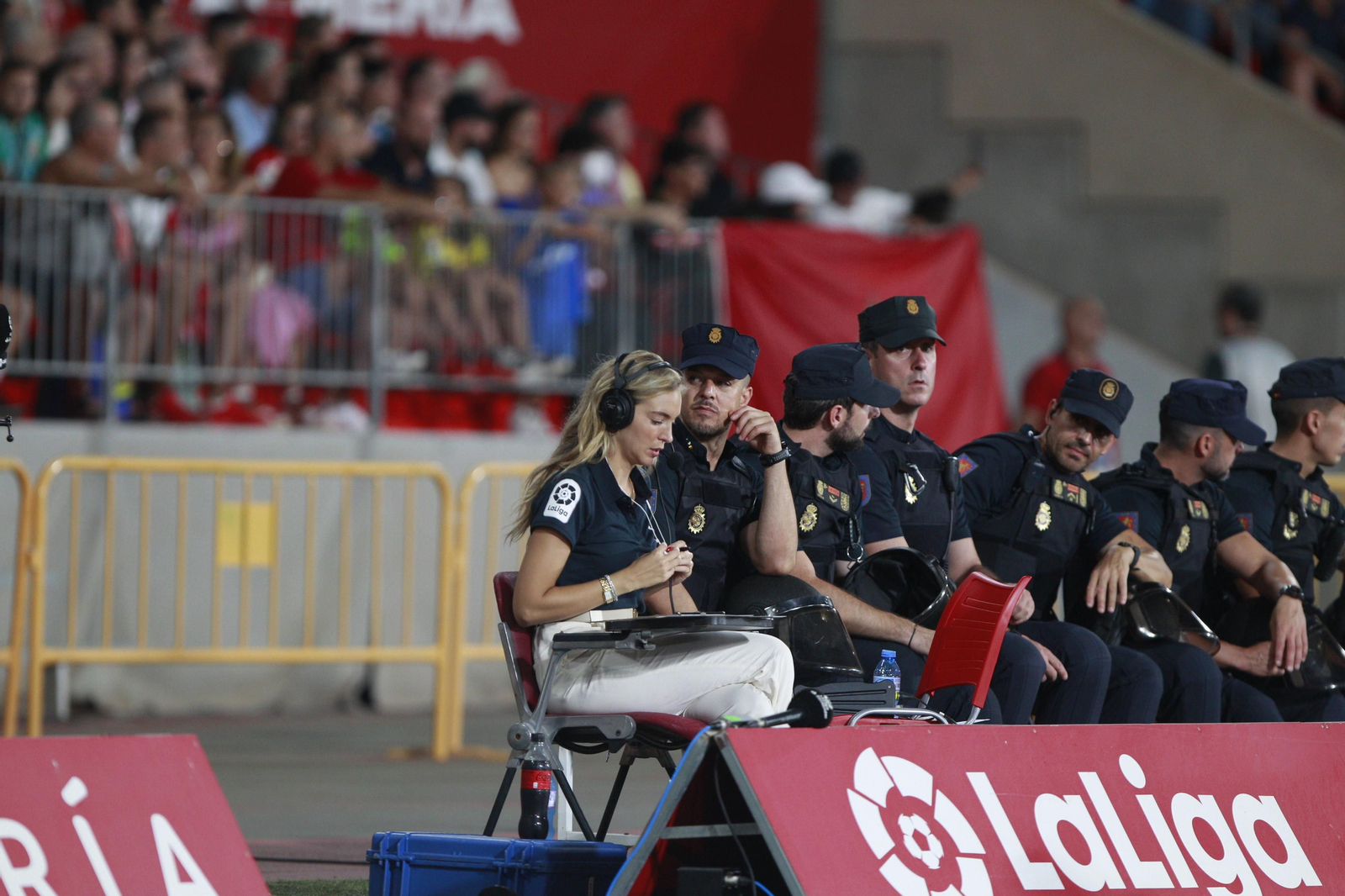 Imágenes del partido U.D. Almería-Real Madrid C.F. de la Liga Santander