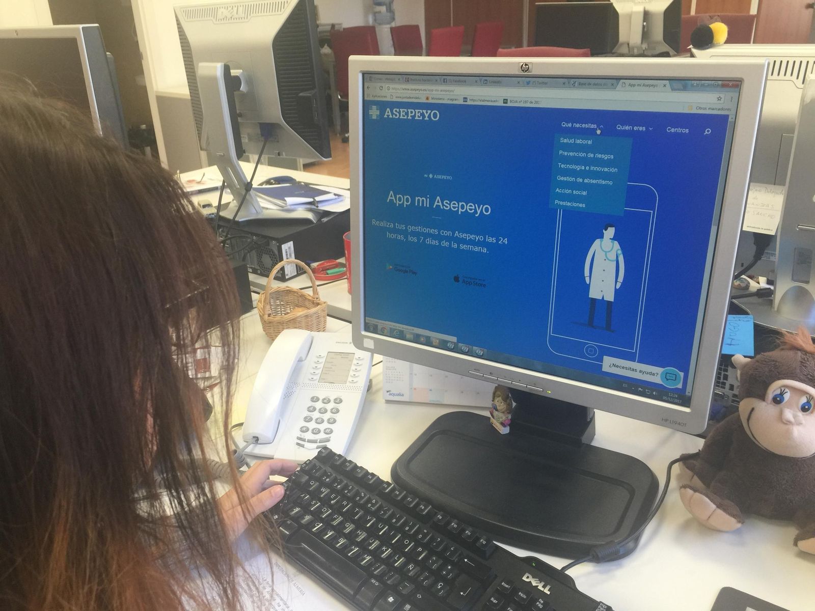 La app facilita las gestiones.