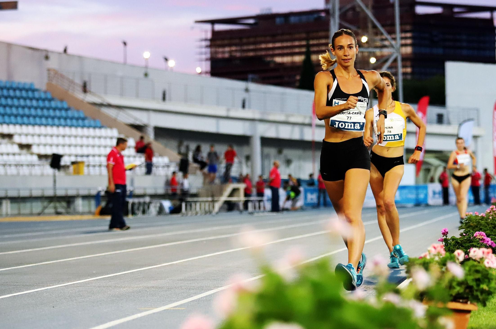 Laura García-Caro, durante el Meeting Iberoamericano de este año.