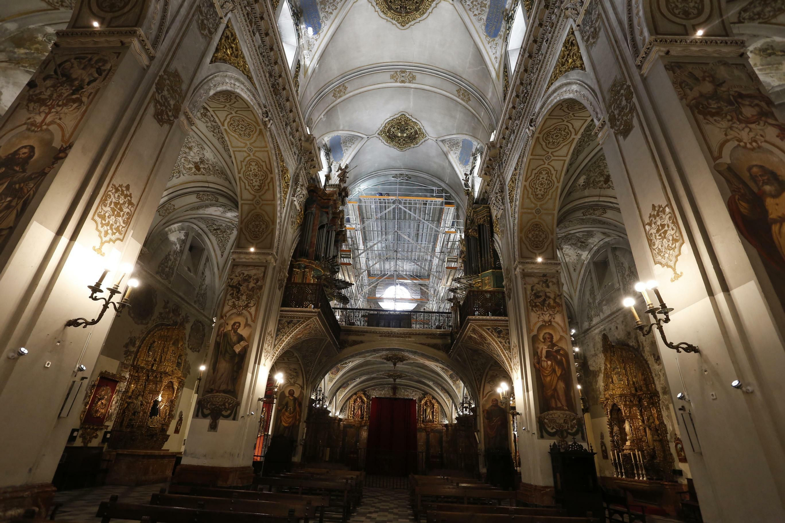 La restauración del coro alto de la parroquia de la Magdalena