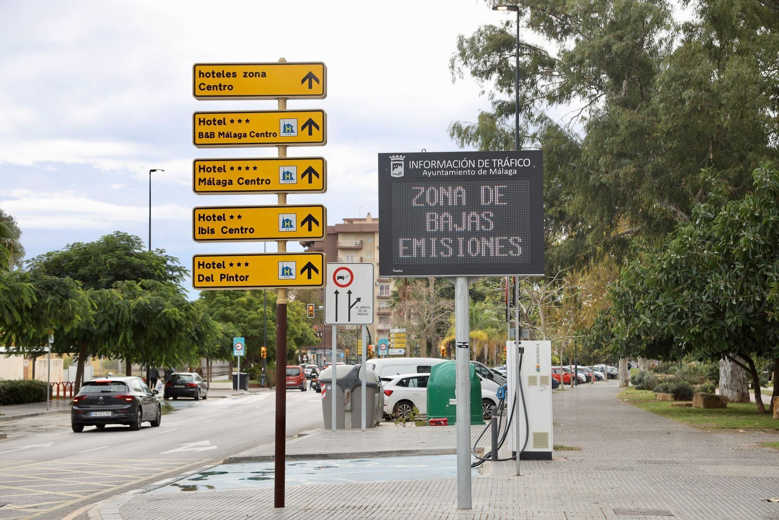 Málaga activa las cámaras de la Zona de Bajas Emisiones
