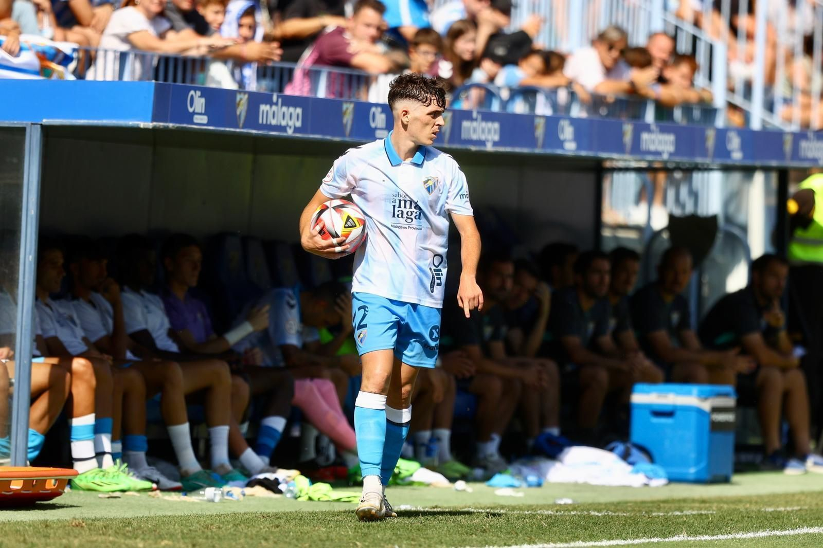 El Málaga CF-Melilla, en fotos