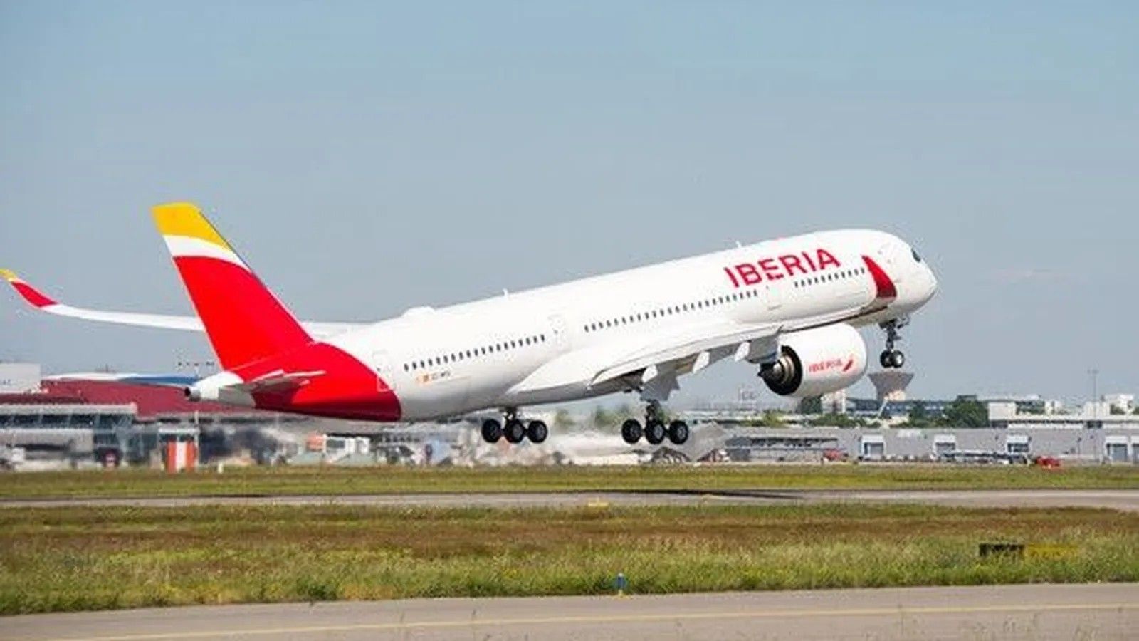 Un avión de Iberia.