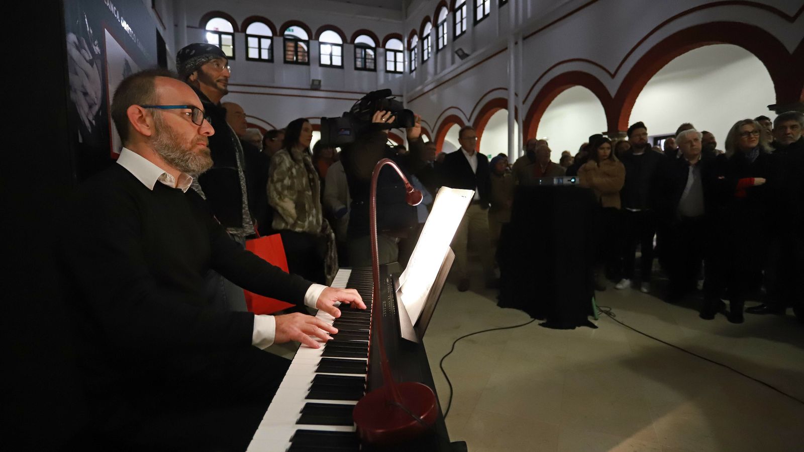 Inauguración de la exposición de Blanca Orozco en el museo municipal  de Algeciras