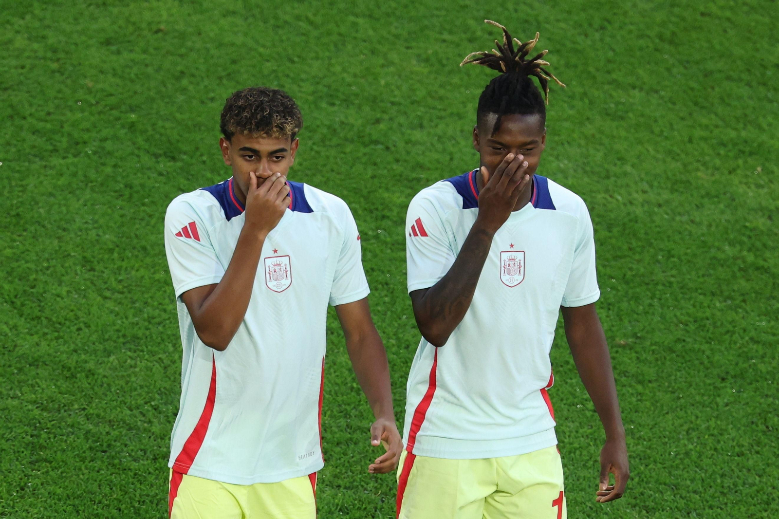 Las fotos del Albania - España