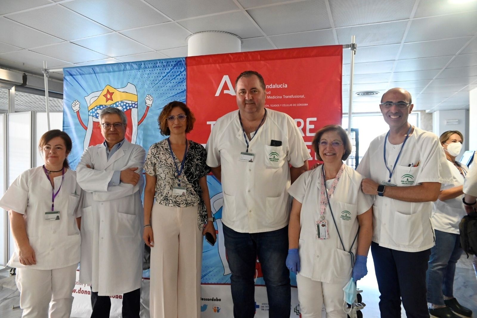 Las imágenes de la colecta de sangre en el Hospital Reina Sofía por la XXII Semana de la Donación