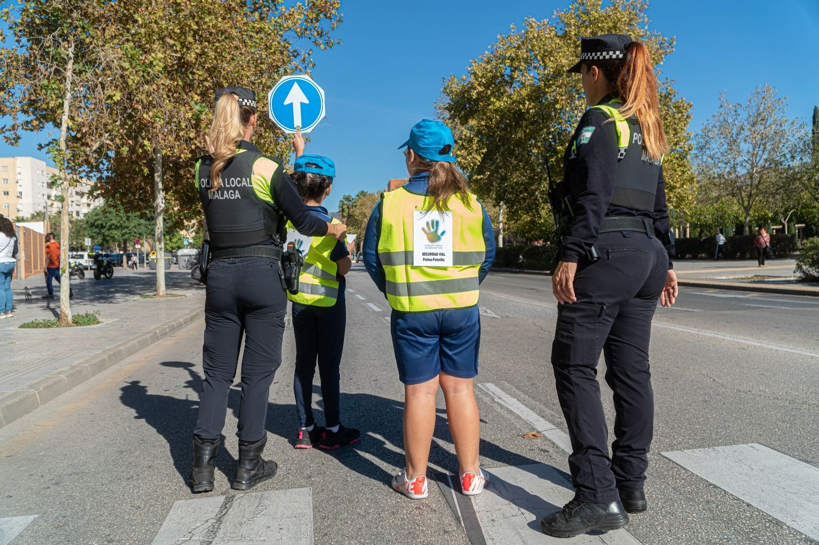 Escolares del distrito Palma-Palmilla durante las jornadas.