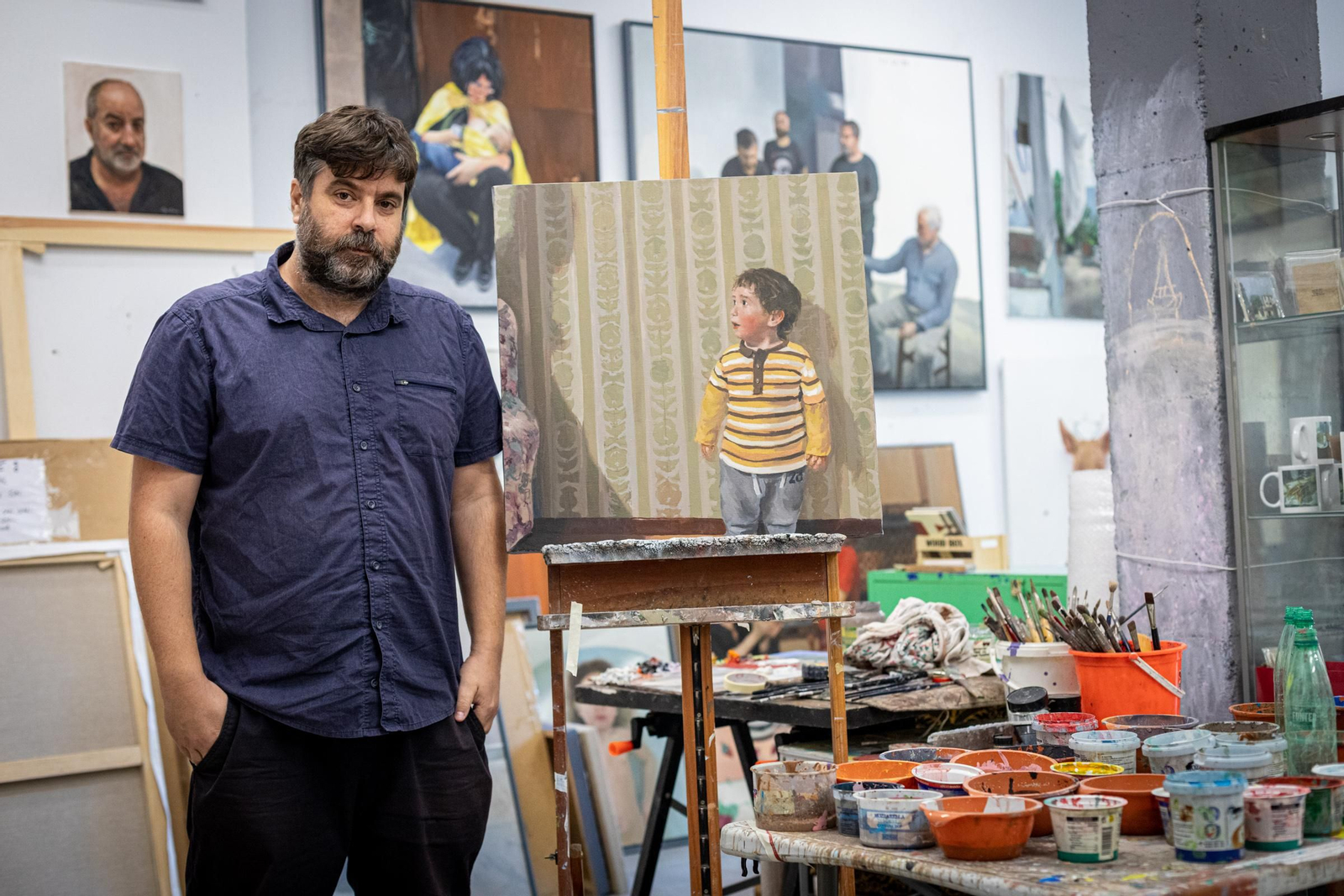 El pintor gaditano Pepe Baena