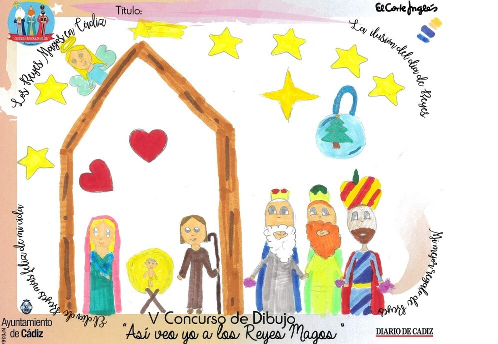 Los dibujos del concurso 'Así veo yo a los Reyes Magos'.