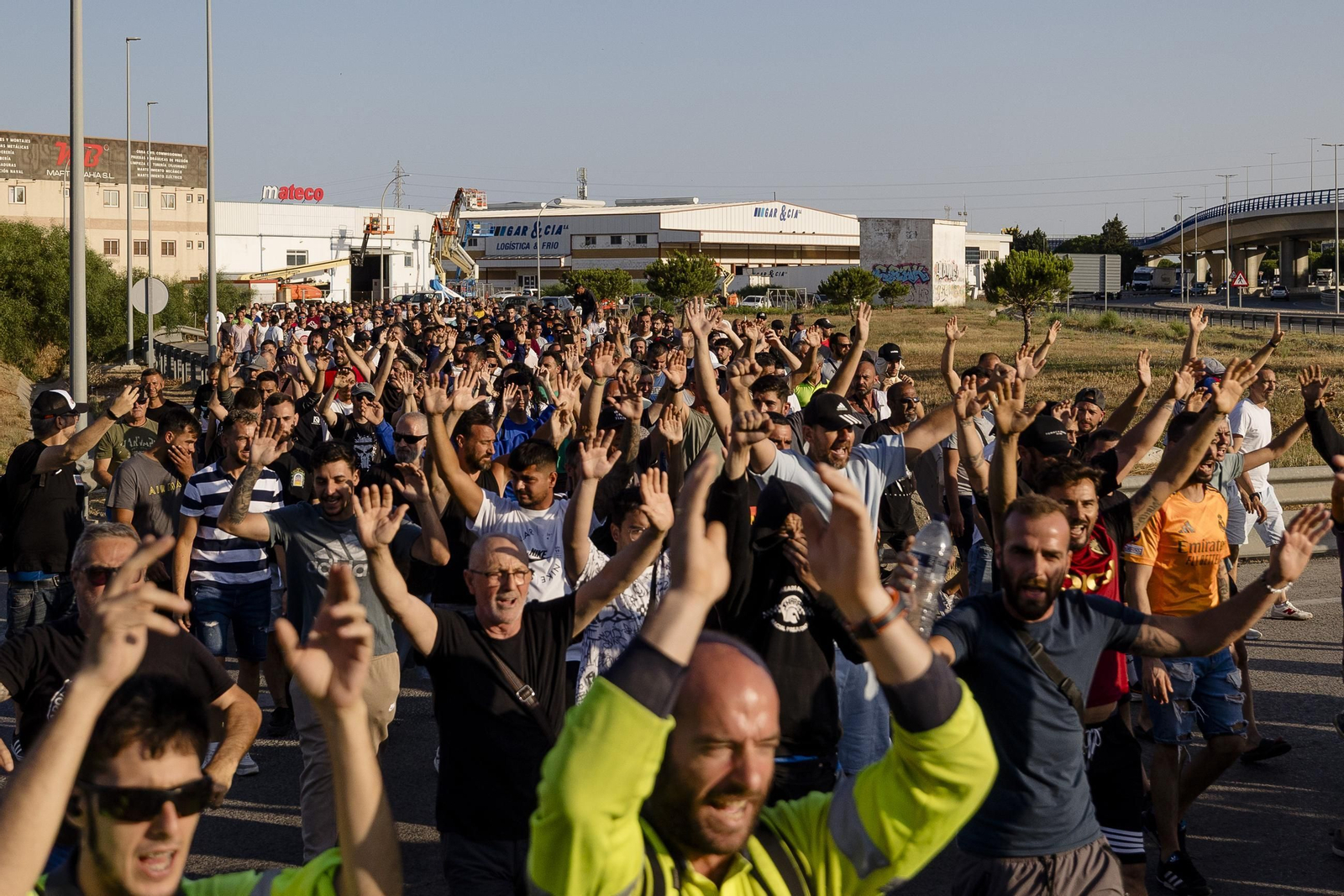 Las imágenes de las protestas de la huelga del metal en Cádiz de este lunes 30 de junio