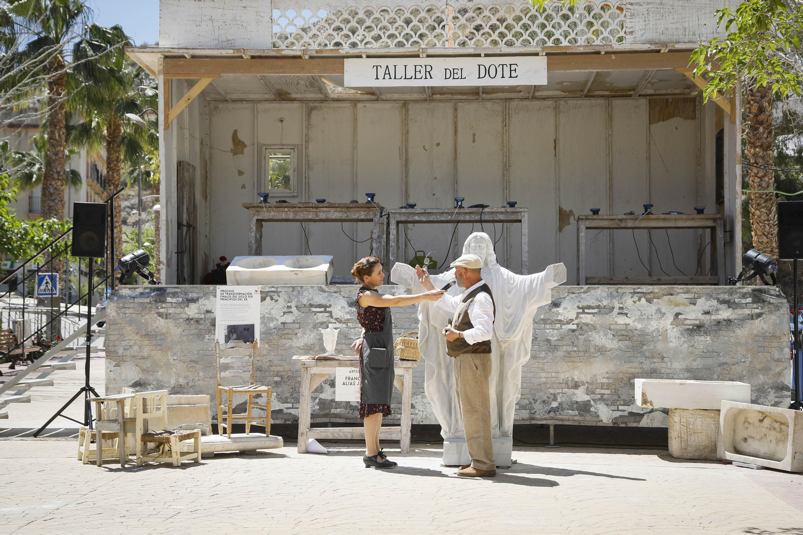 VI Recreación Histórica "Canteros y Caciques en la lucha por el Mármol", en imágenes