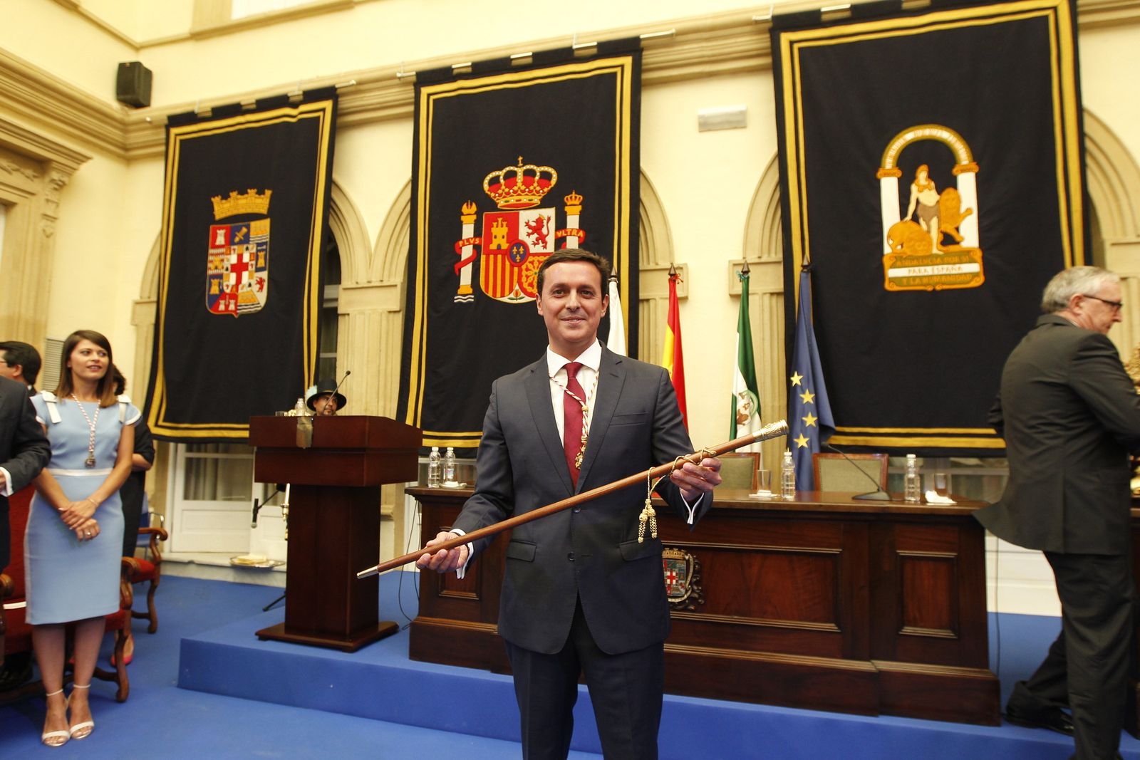 Pleno investidura Presidente Diputación de Almería. Javier Aureliano García