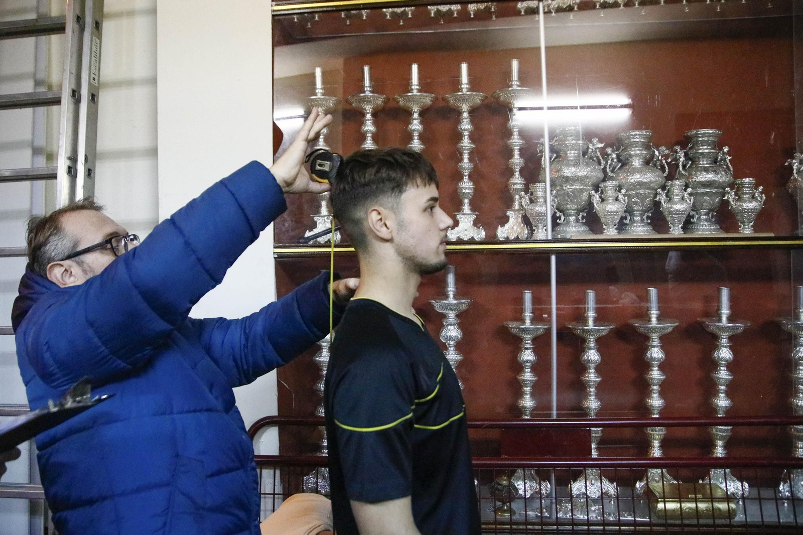 Ensayo de la hermandad de los Ángeles de la ciudad de Almería, en imágenes