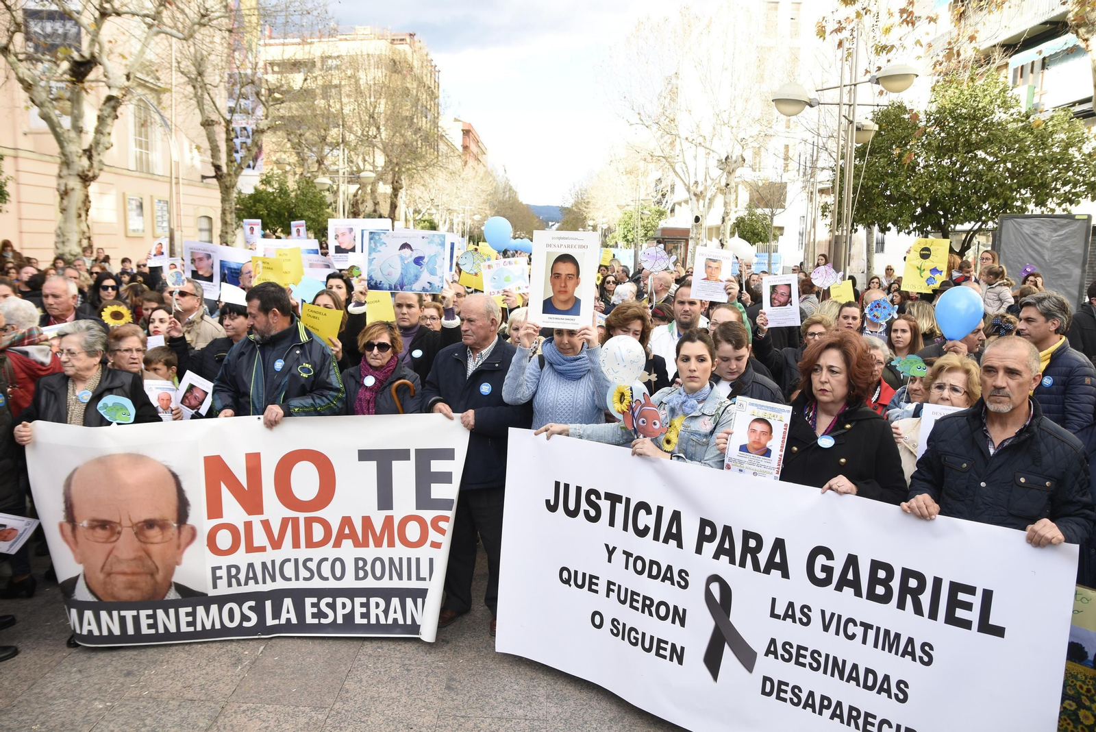 Concentración por Gabriel y los desaparecidos en Córdoba.