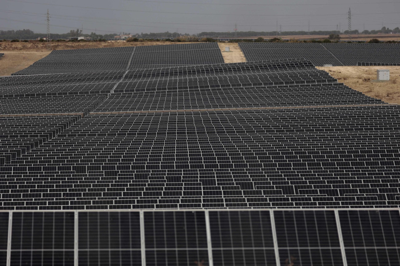 Planta solar fotovoltaica.