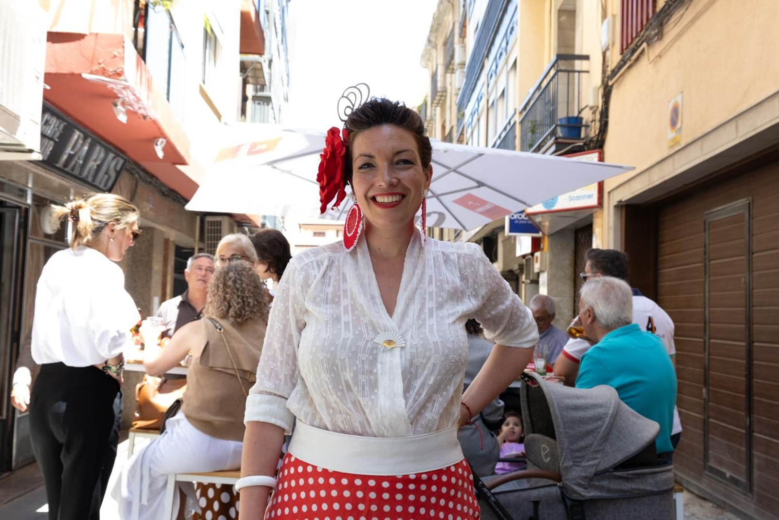Así ha procesionado la Virgen de la Capilla por Jaén en su día grande.