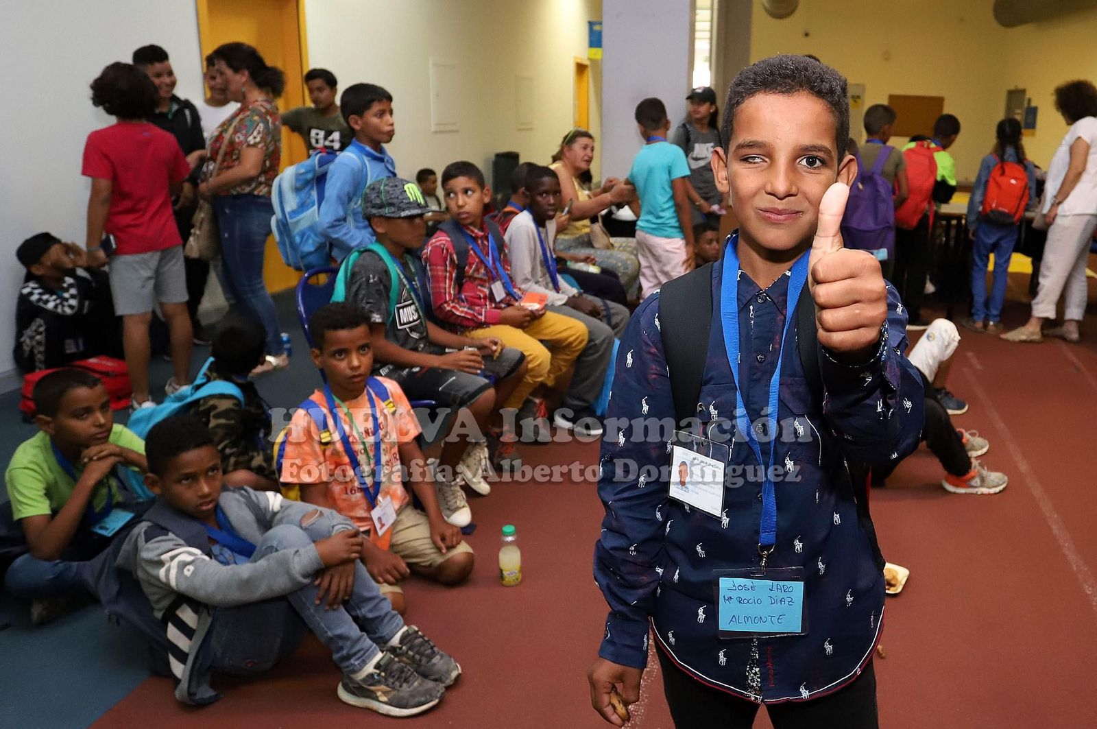 Imágenes de la llegada de los niños saharauis
