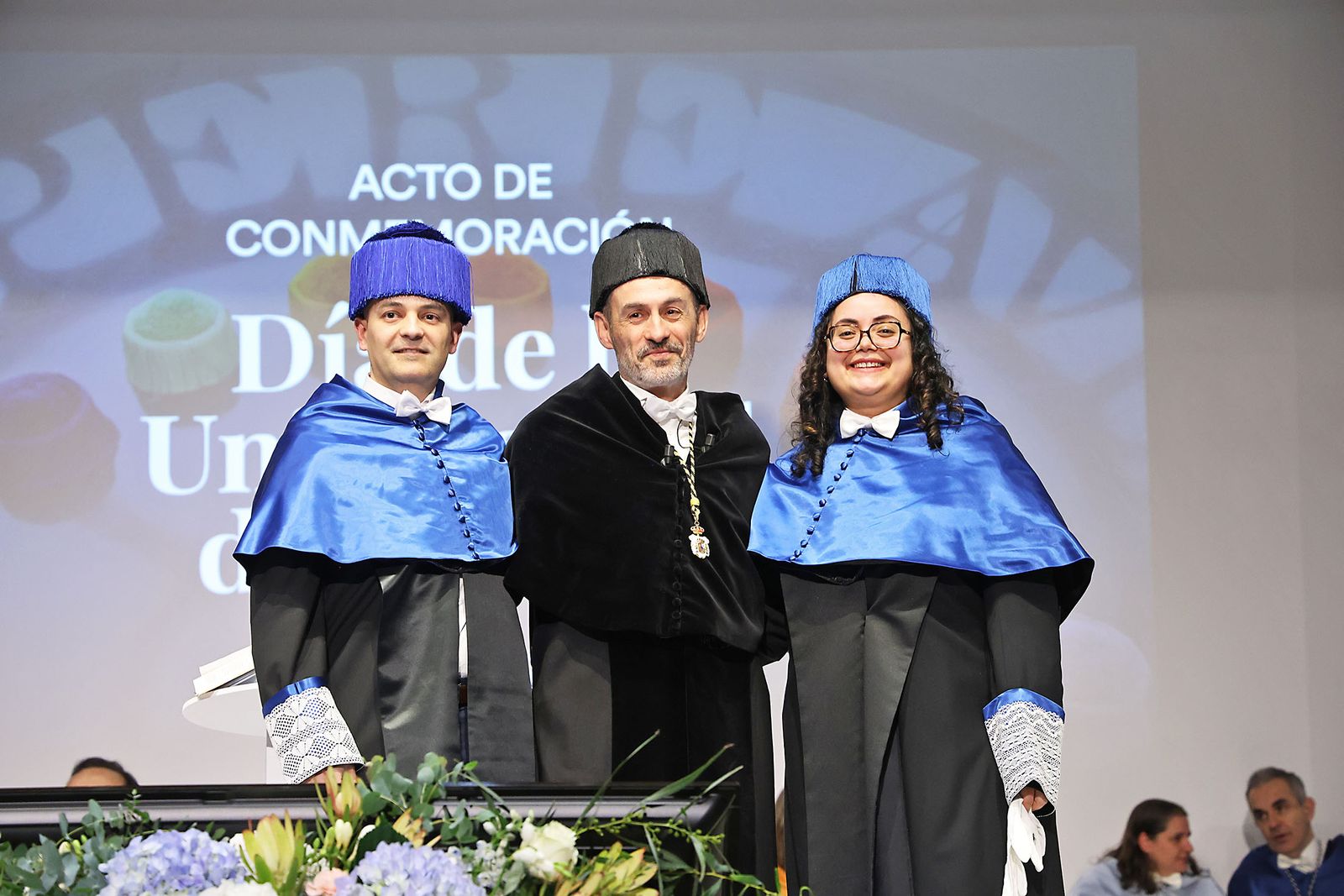 Fotografías de la investidura de los nuevos doctores y doctoras en el acto del 3 de marzo de la universidad de Huelva