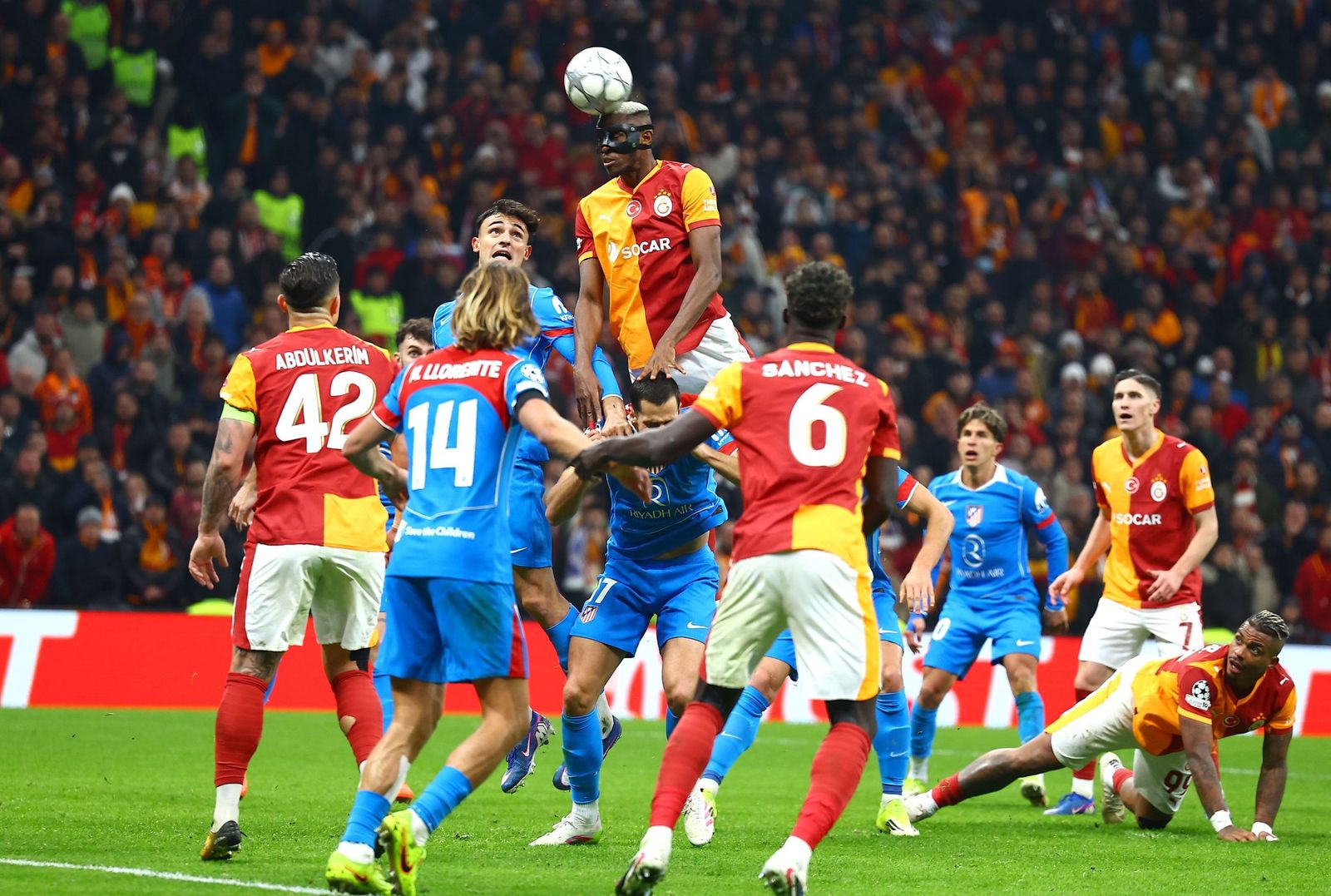 Las fotos del Galatasaray-Atlético de Madrid