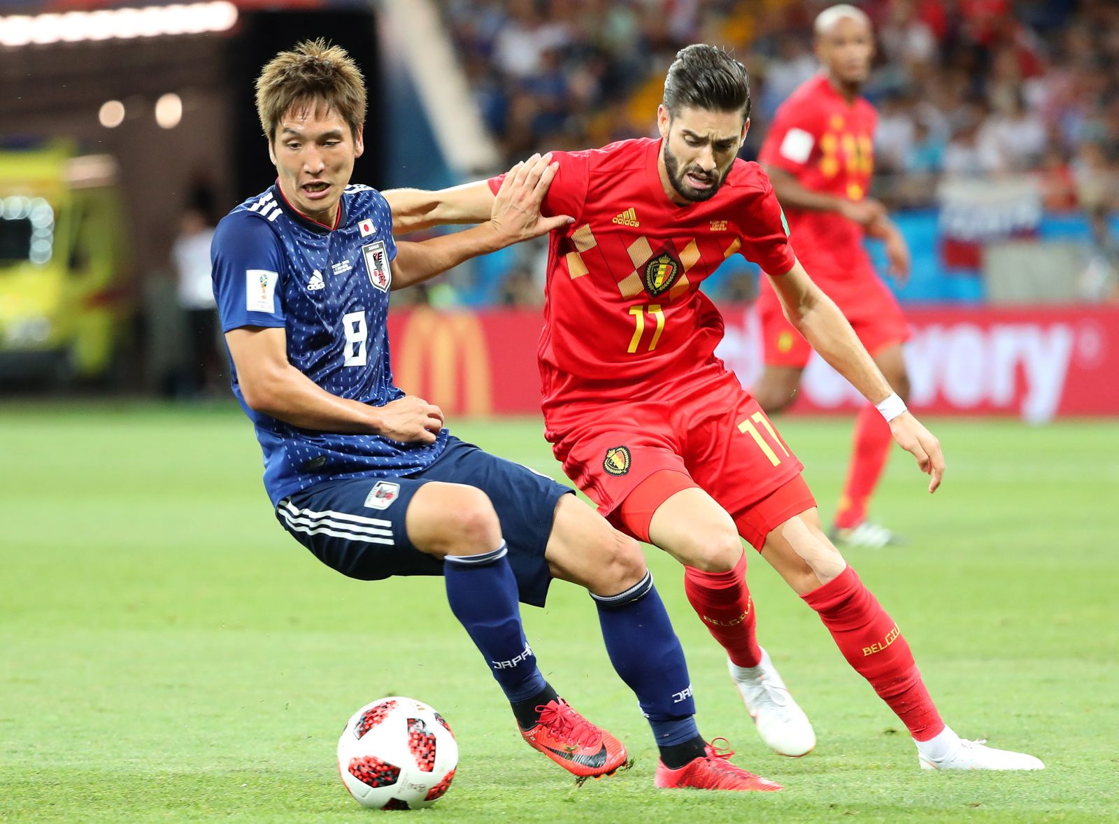 Las imágenes del Bélgica-Japón