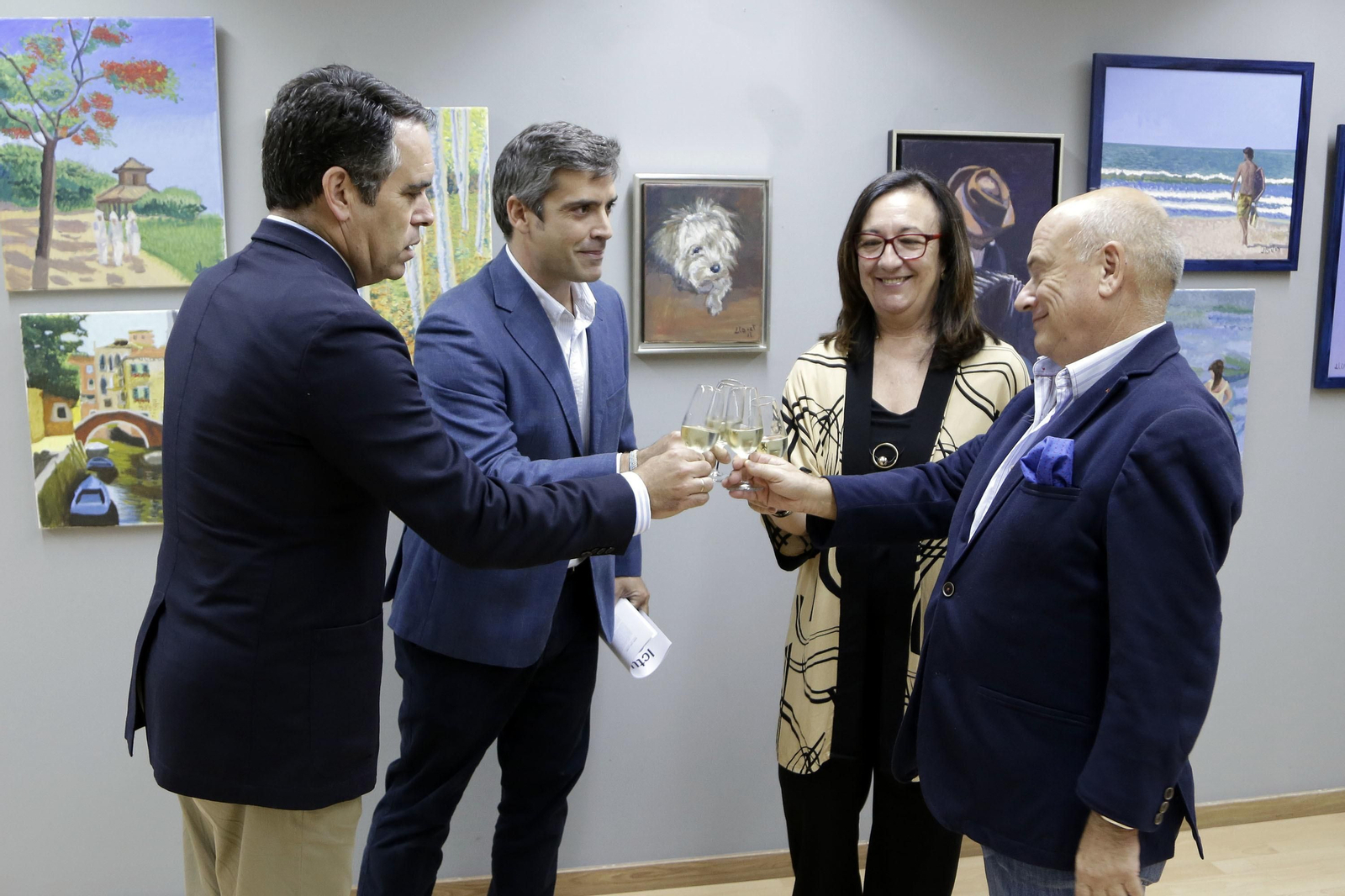 Inauguración de la exposición 'Ictus y Arte' en sala Arte a Diario