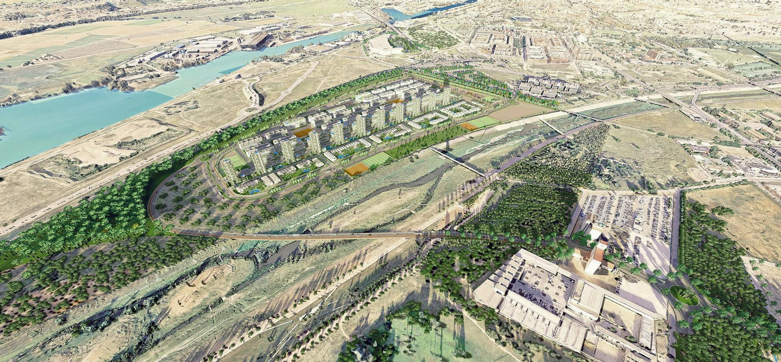 Isla Natura, nuevo barrio de Sevilla en Palmas Altas