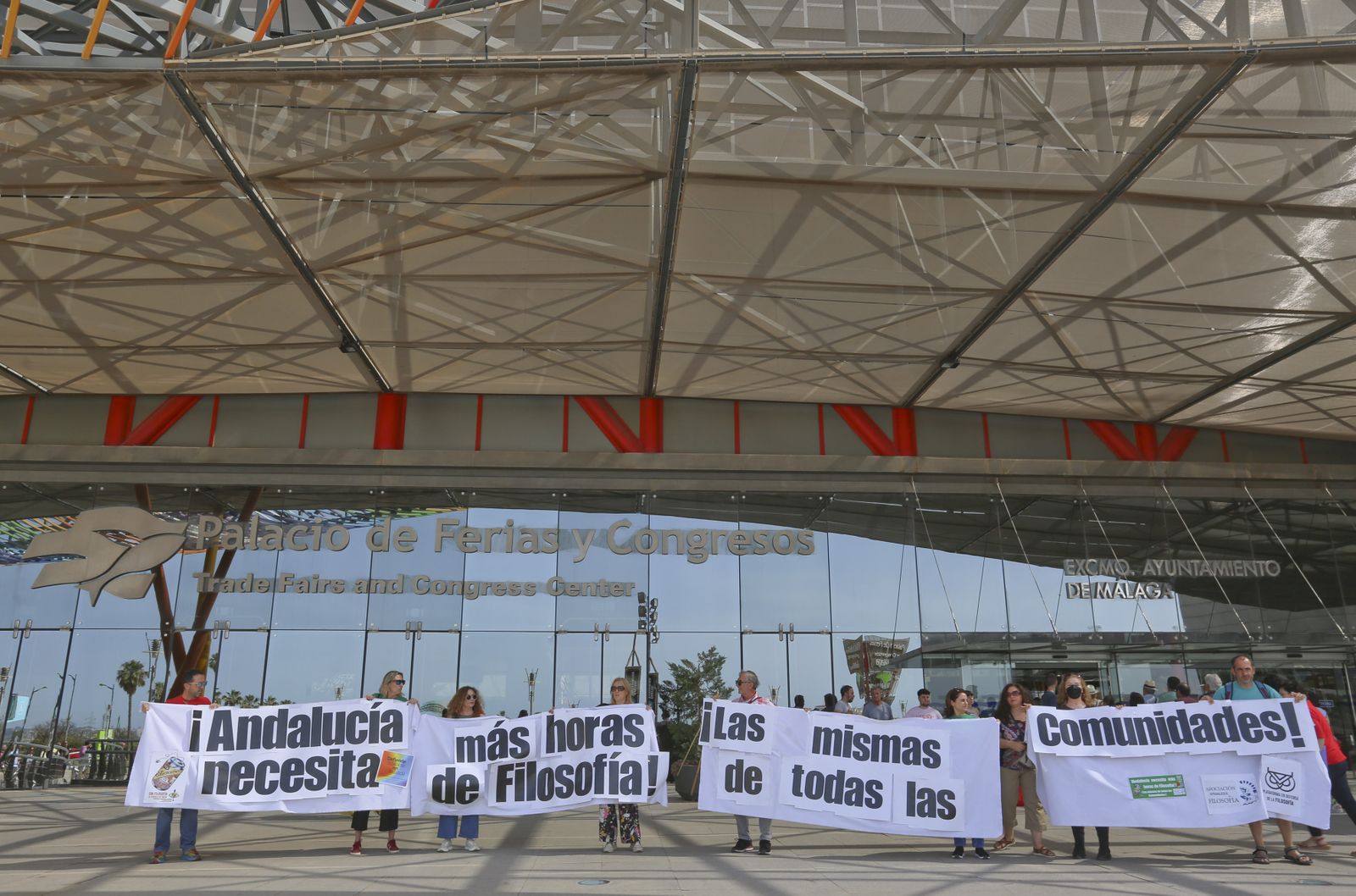 El mitin de Por Andalucía este domingo en Málaga, en fotos