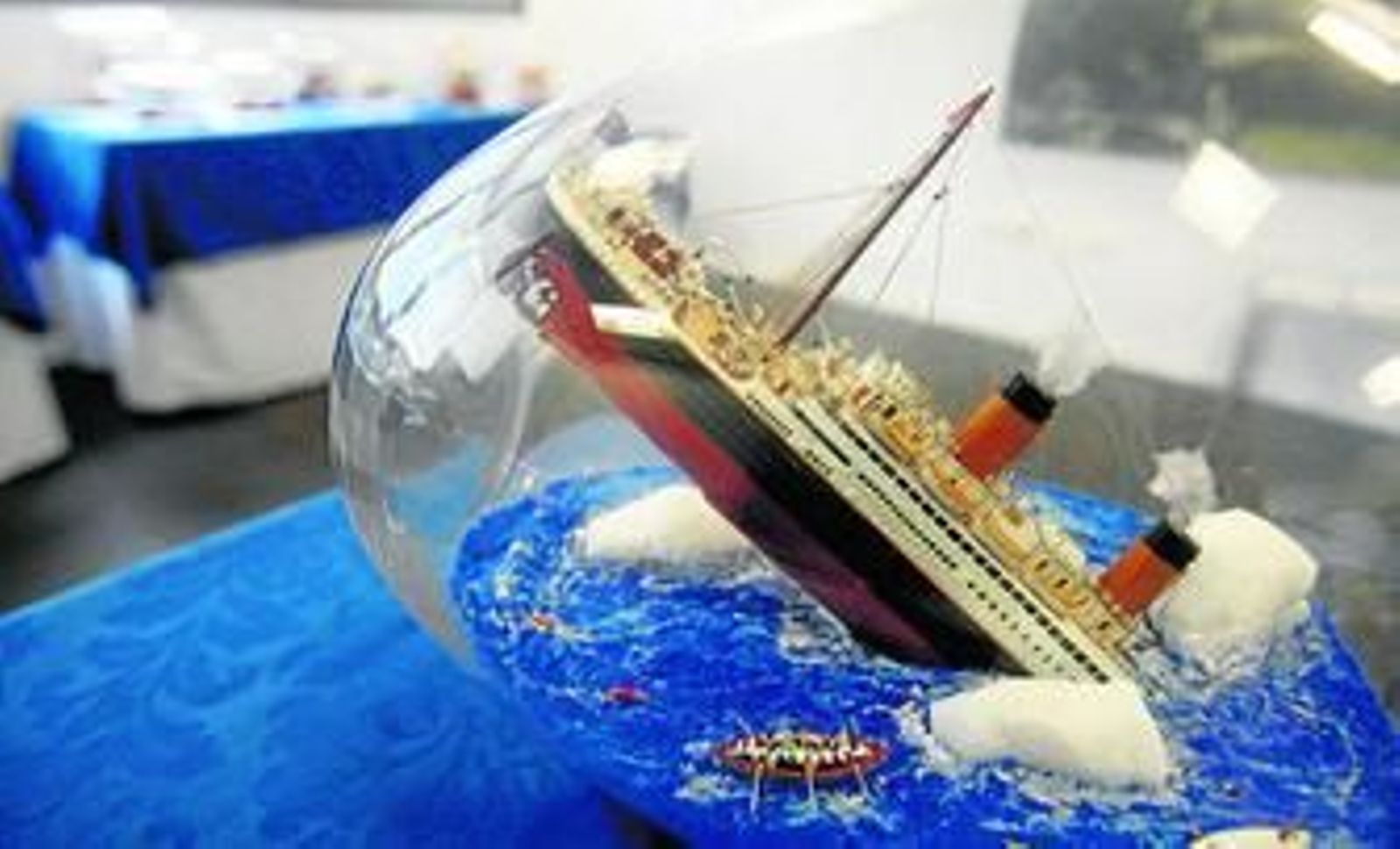 Uno de los barcos que integran la exposición.