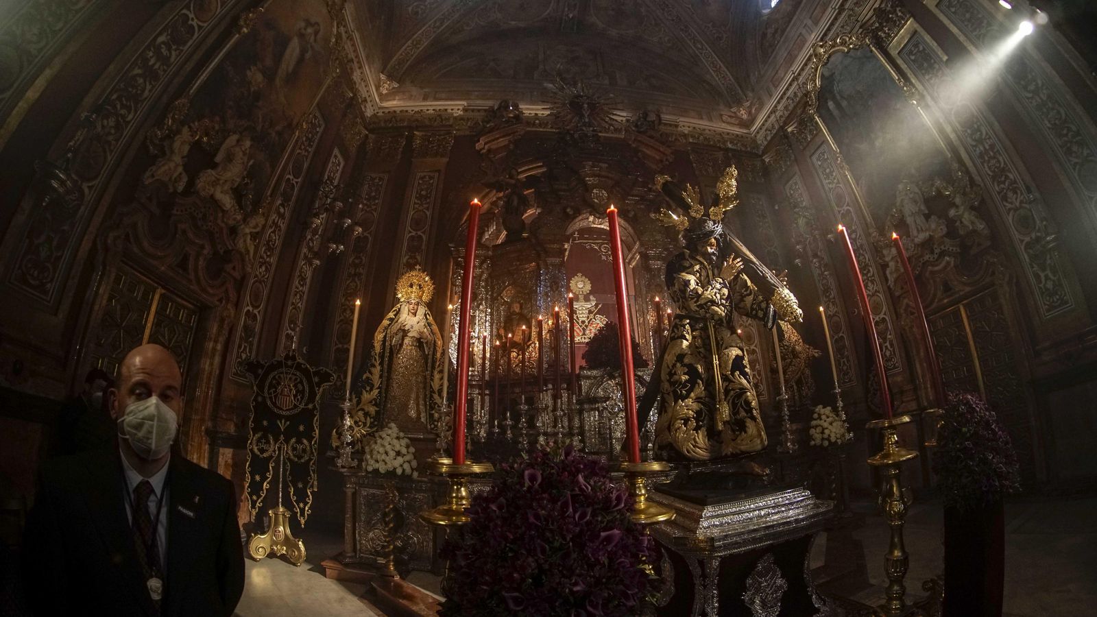 El Señor de Pasión en su anual veneración.