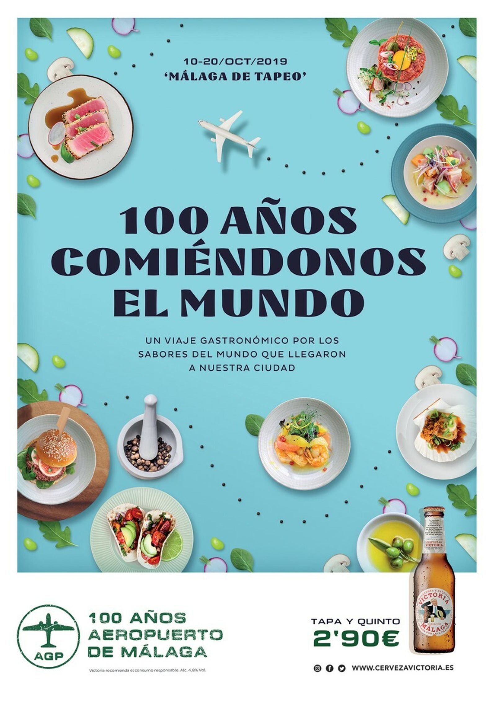 Cartel de la nueva edición de la ruta de la tapa en Málaga.