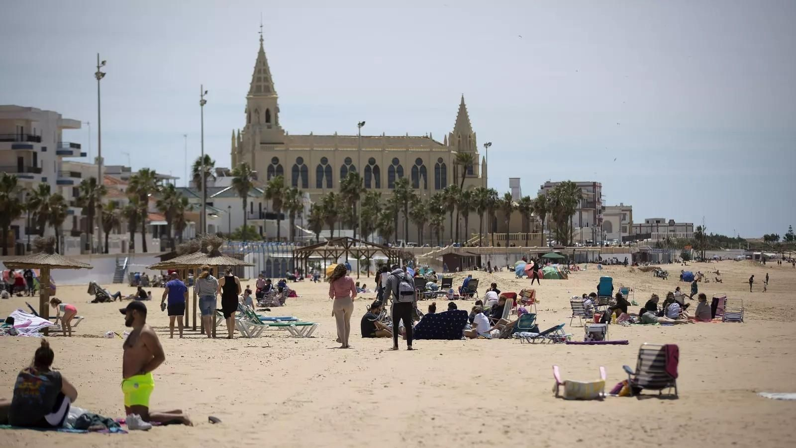 La playa de Regla, Chipiona.