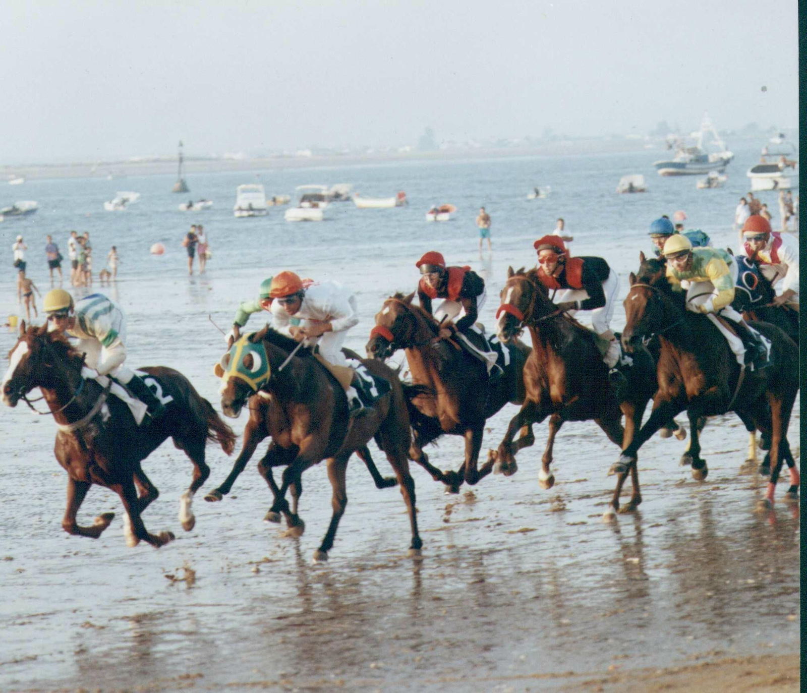 Foto de archivo de las Carreras de Caballos de Sanlúcar.
