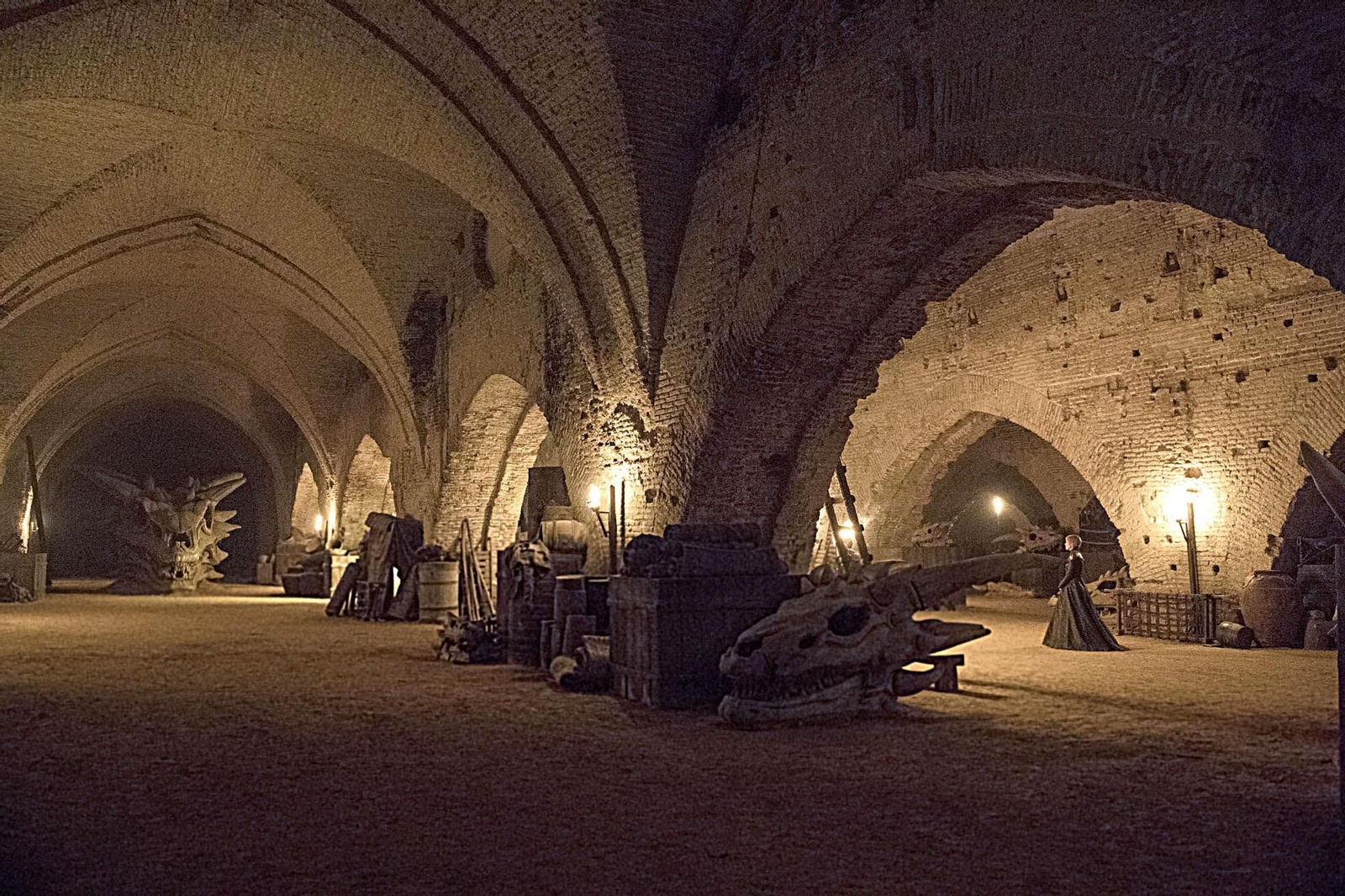 Las Reales Atarazanas, convertidas en un almacén en el último capítulo emitido.