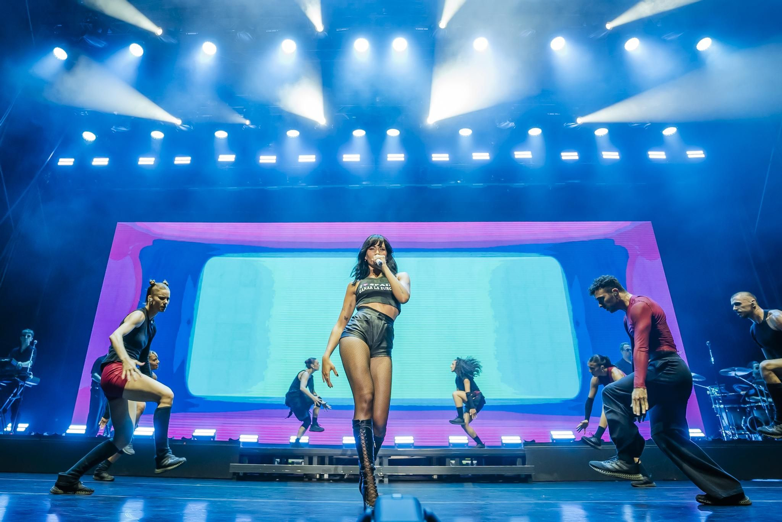 El concierto de Aitana en Roquetas de Mar, en imágenes