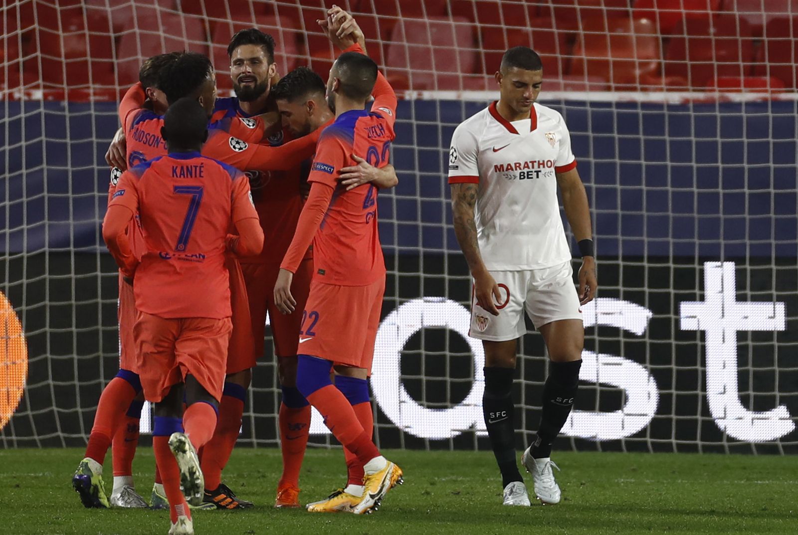 Las imágenes del Sevilla-Chelsea