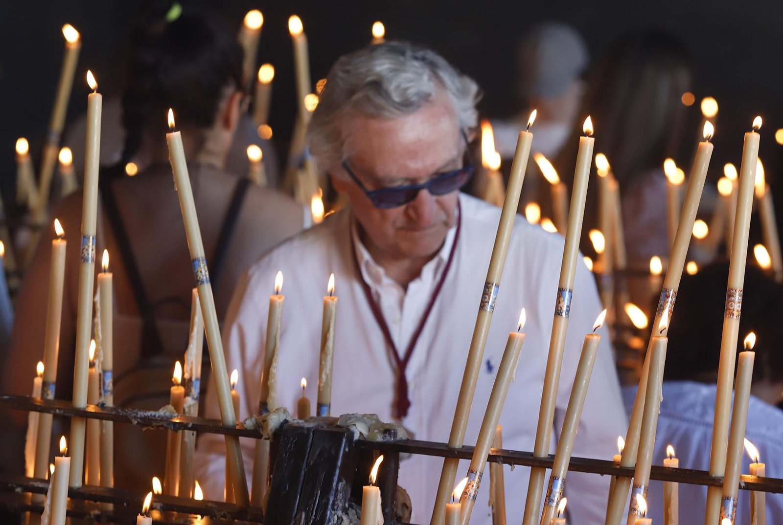 Ambiente en la aldea del Rocío en la jornada del sábado