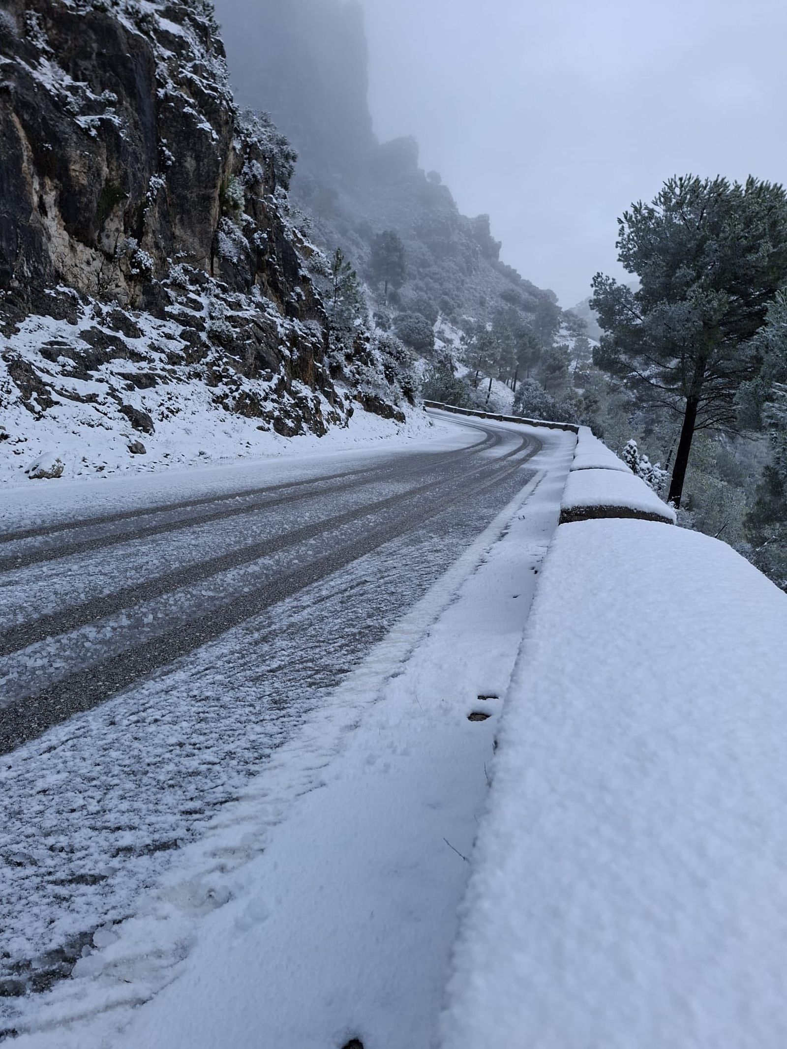 Nevada en Grazalema 2026