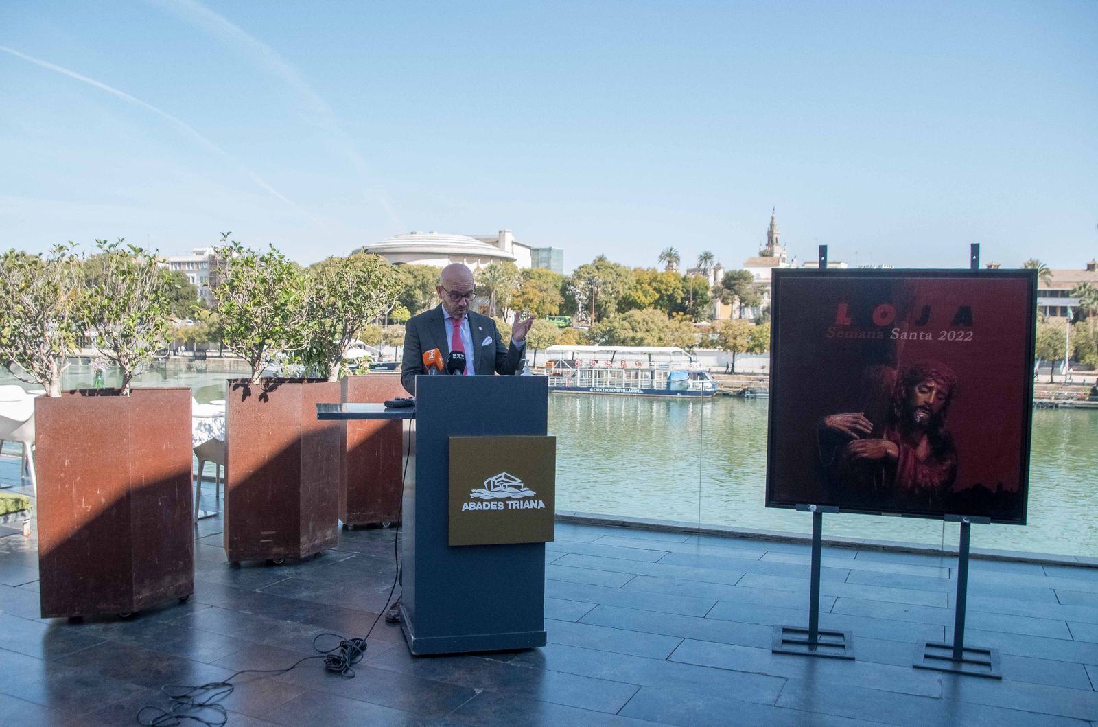Fernando Vaquero durante la presentación del cartel.