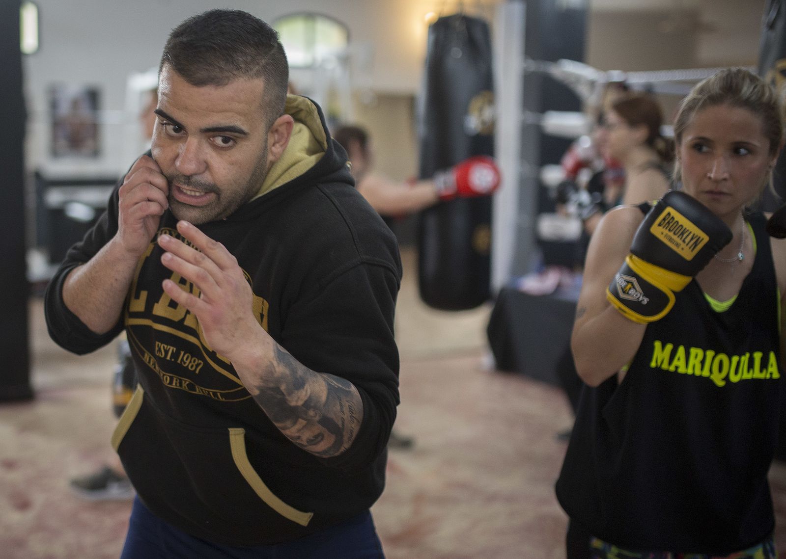 Aficionadas al boxeo, en imágenes