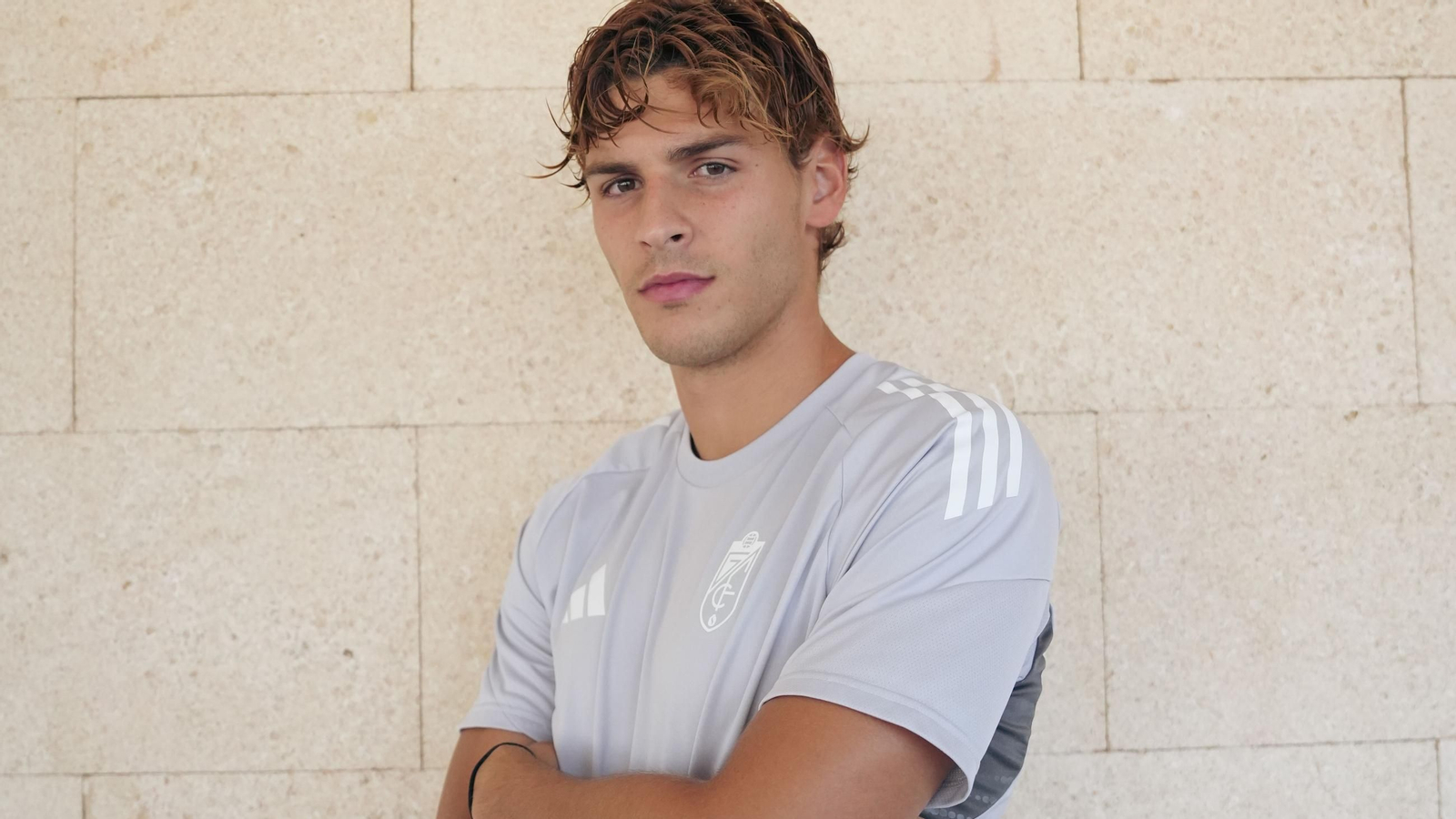 El almeriense con su nueva camiseta