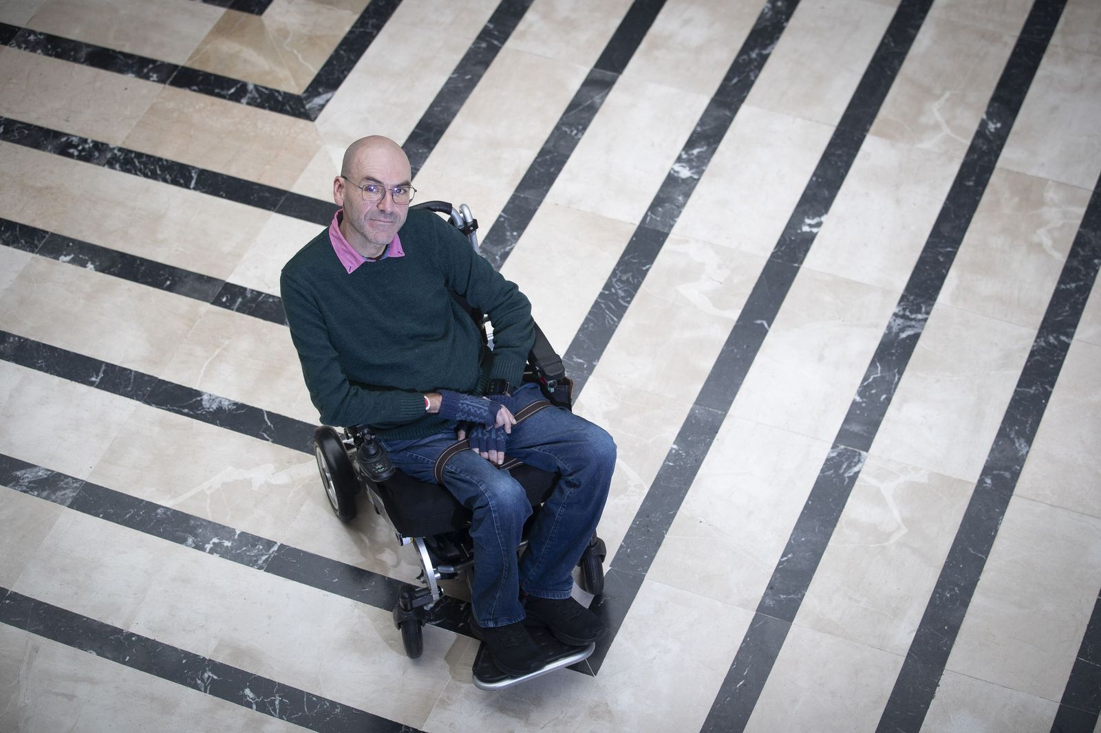 Daniel J. Martín-Arroyo Sánchez, en la Facultad de Ciencias de la Educación de la UGR.