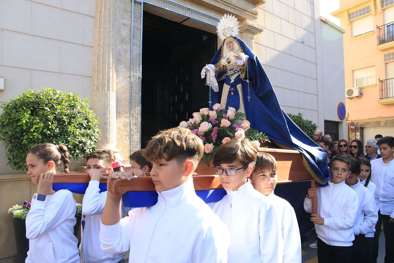 La procesión infantil de La Estrella de Viator
