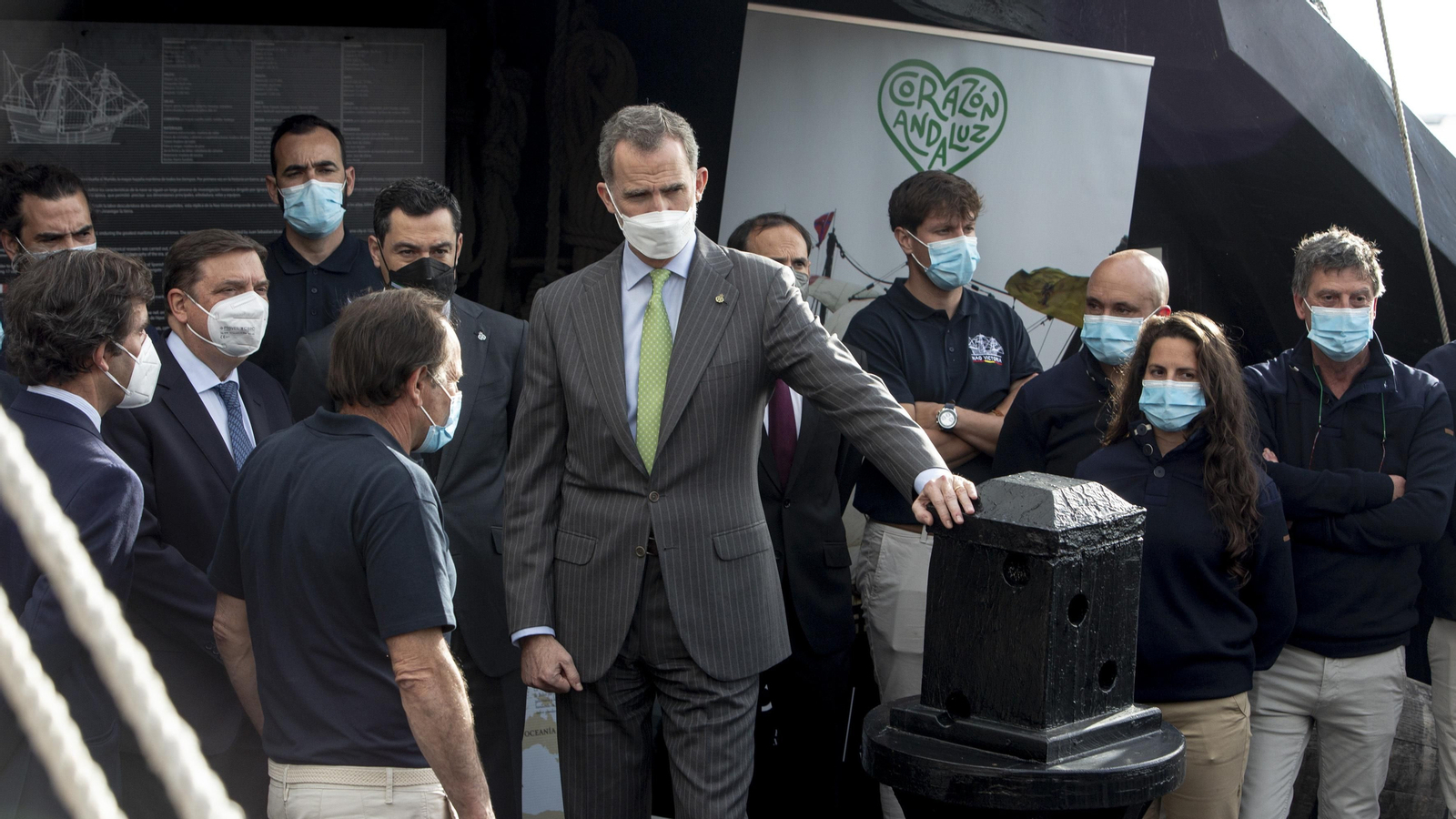 La visita del Rey Felipe VI a Sanlúcar, en imágenes